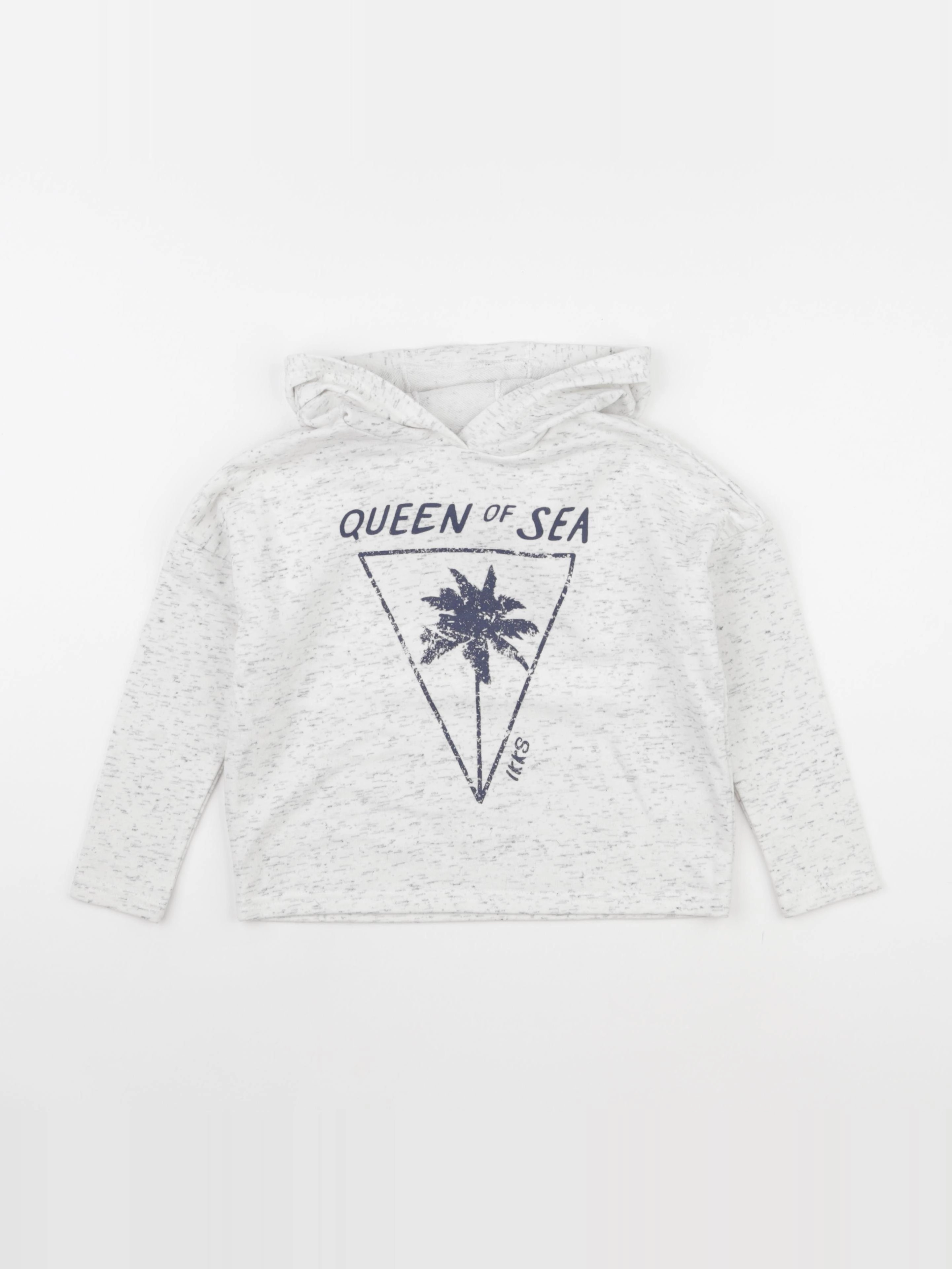 IKKS - sweat blanc - 6 ans