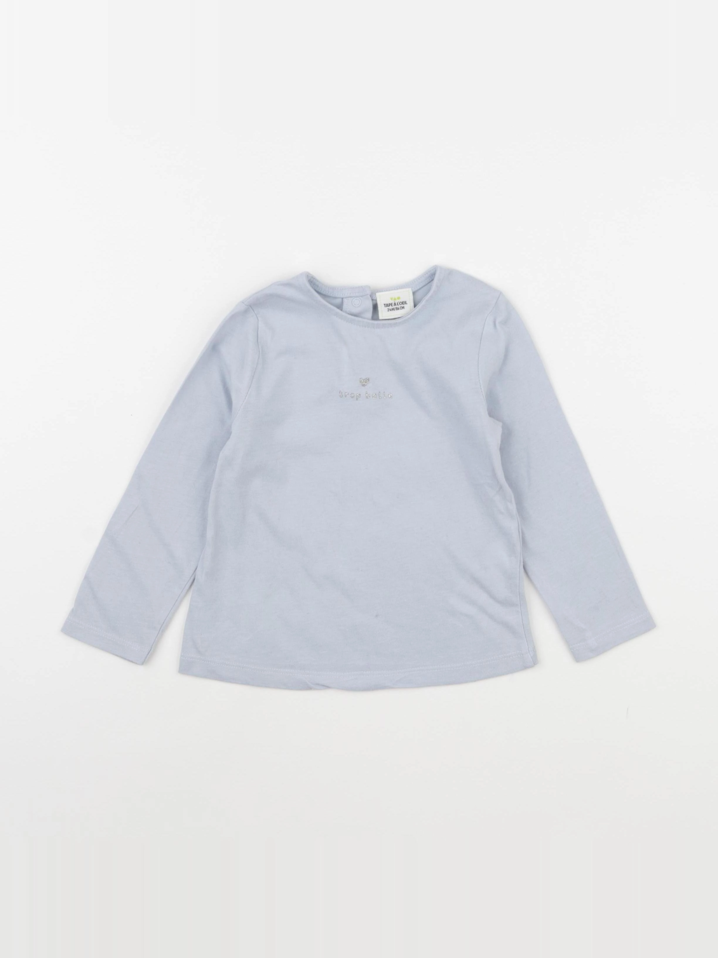 Tape à l'oeil - tee-shirt bleu - 24 mois