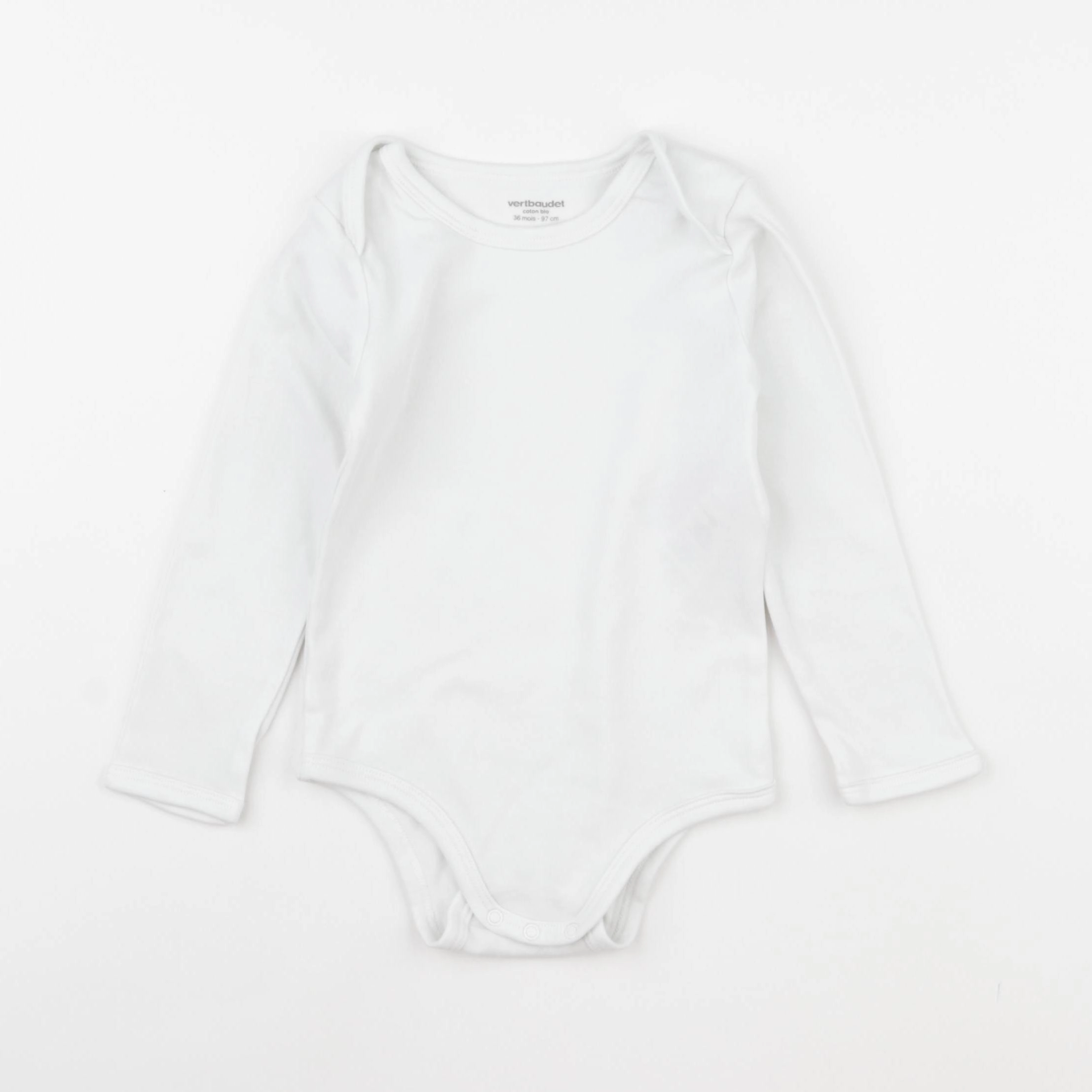 Vertbaudet - body blanc - 36 mois
