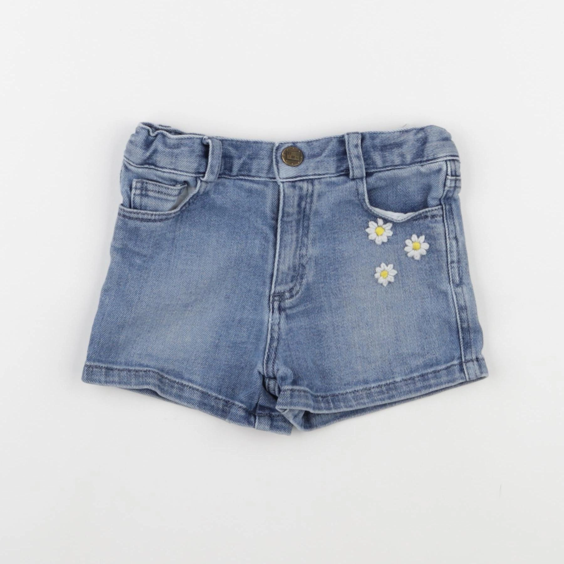 Bonton - short bleu - 4 ans