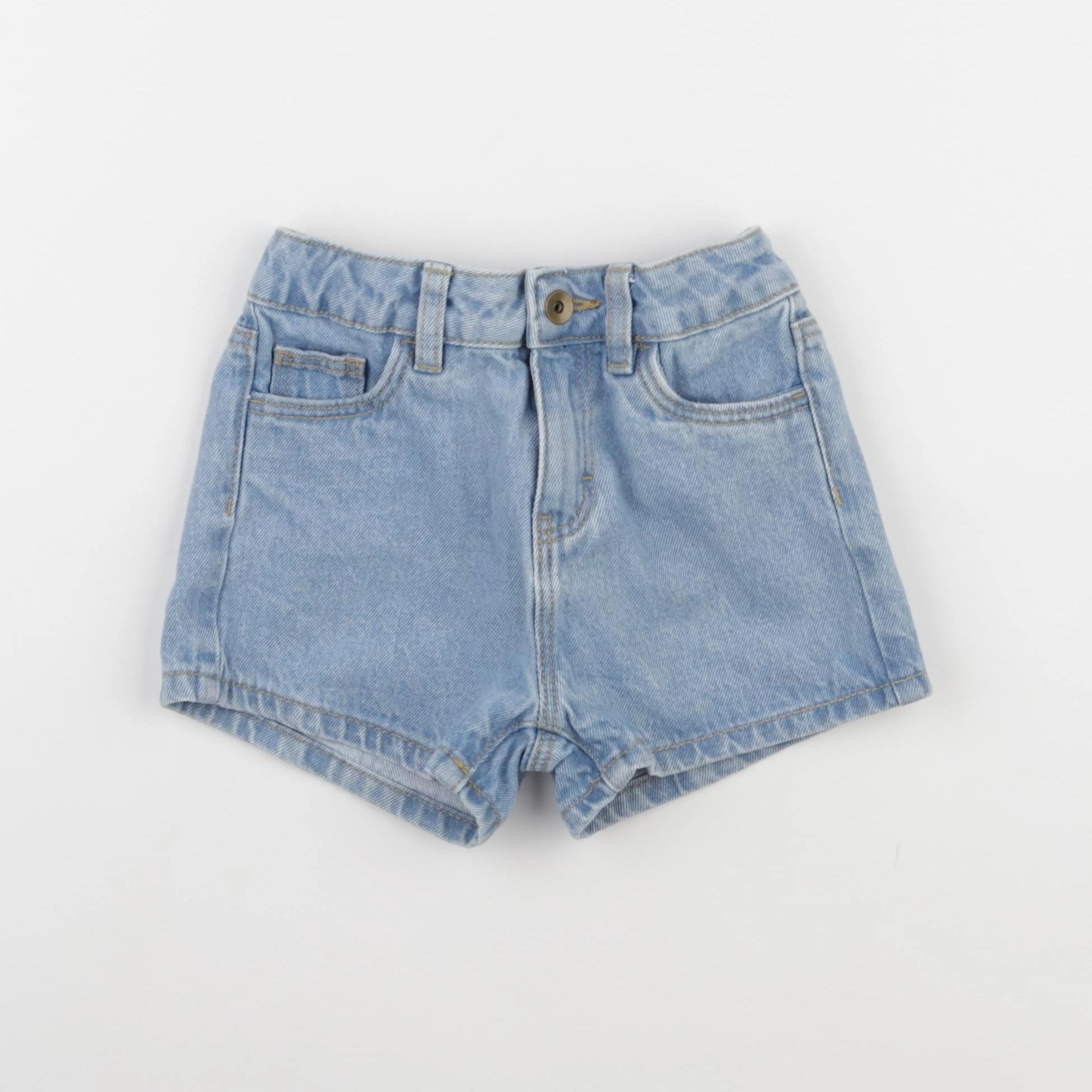 Monoprix - short bleu - 4 ans