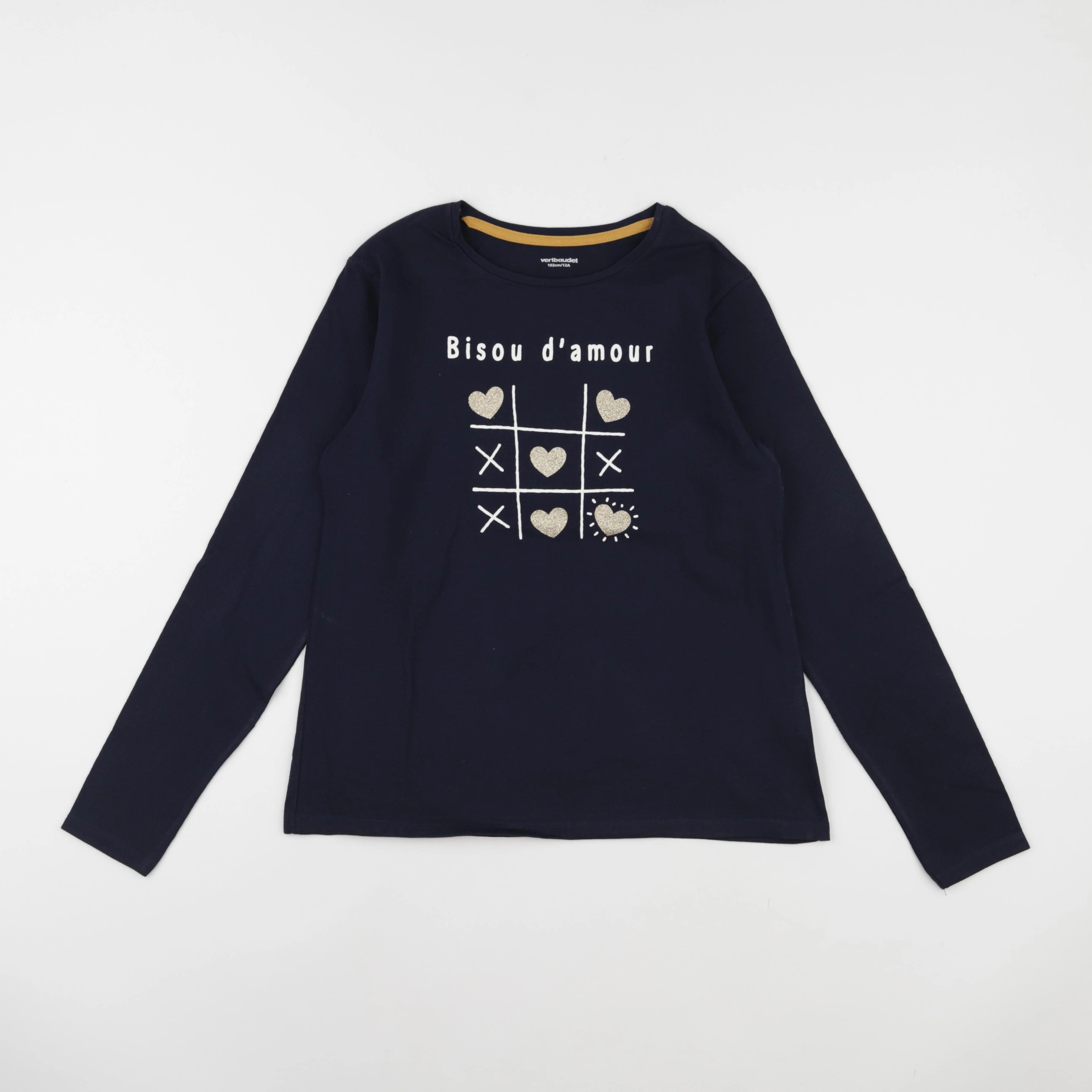 Vertbaudet - tee-shirt bleu - 12 ans