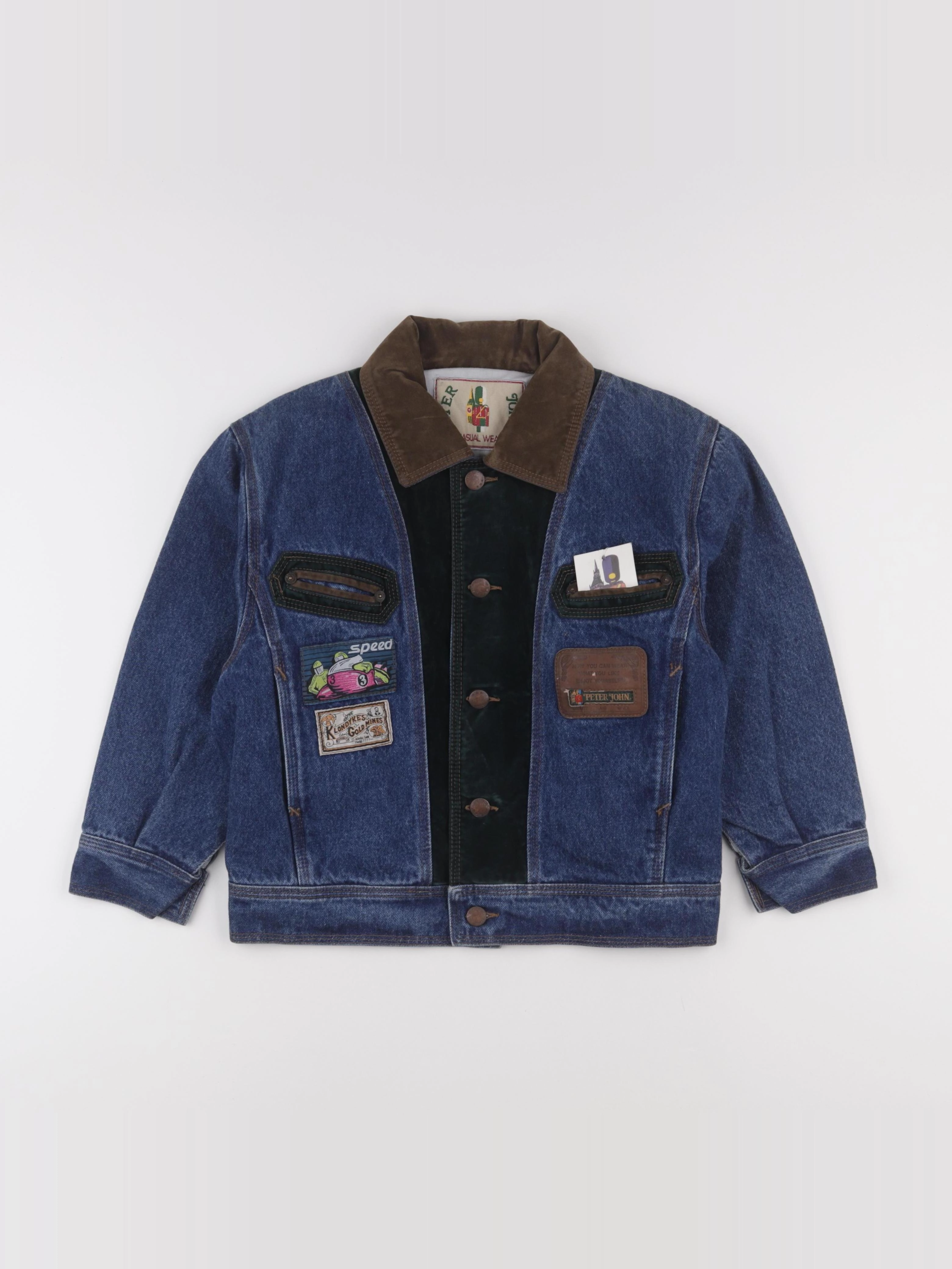 Vintage - veste bleu - 8 ans