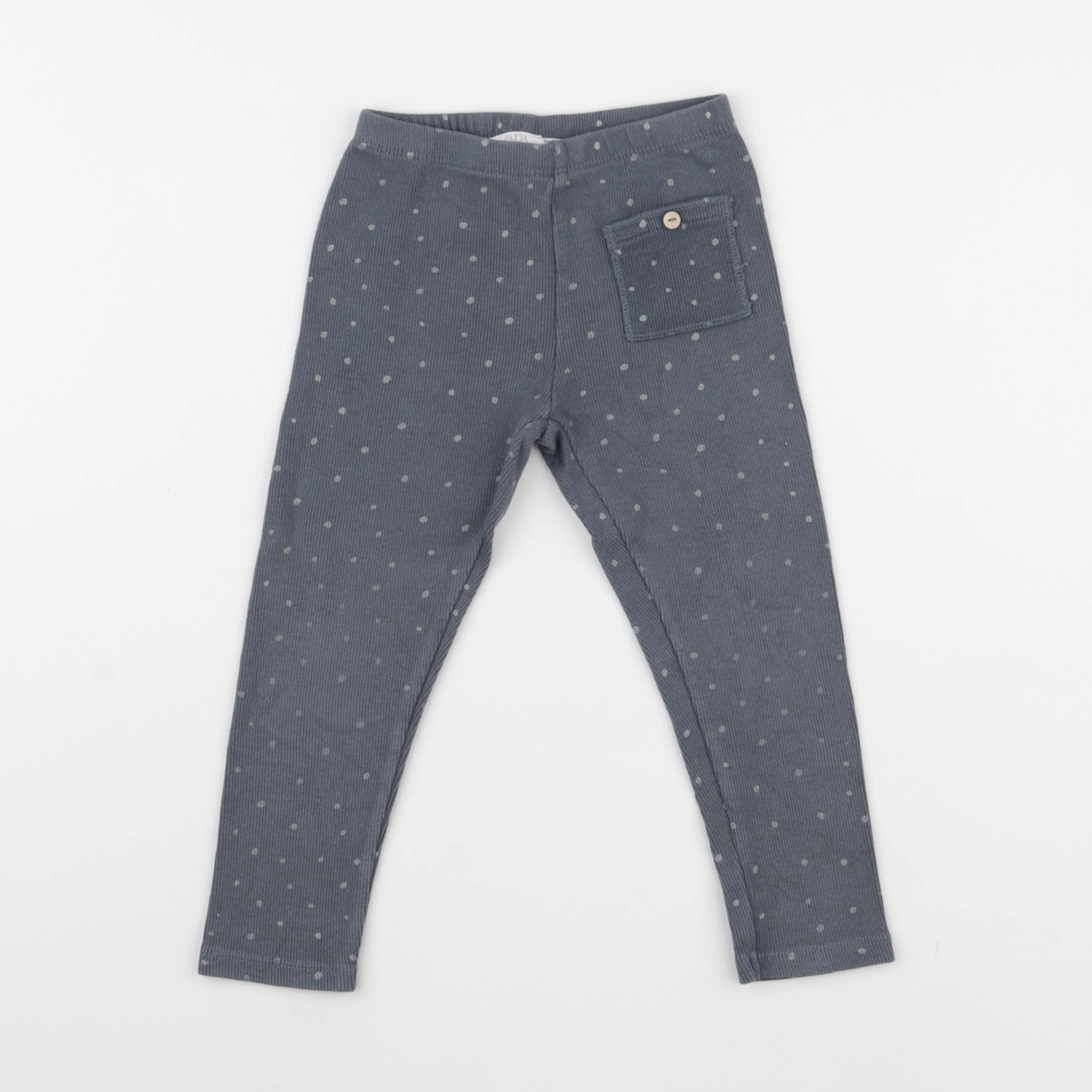 Zara - legging gris - 3/4 ans