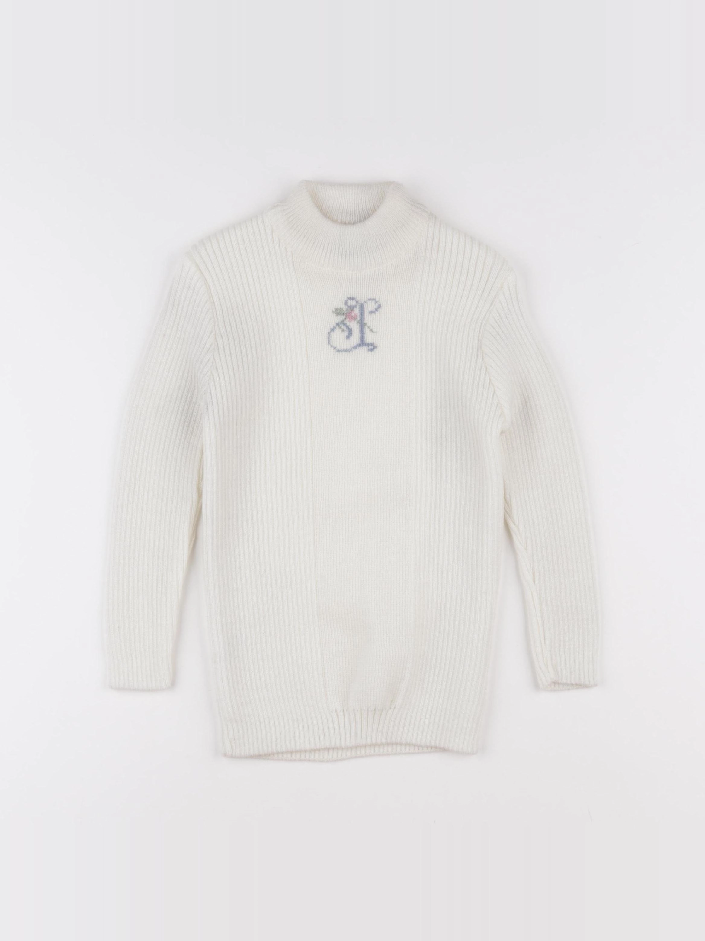 Vintage - pull blanc - 5 ans