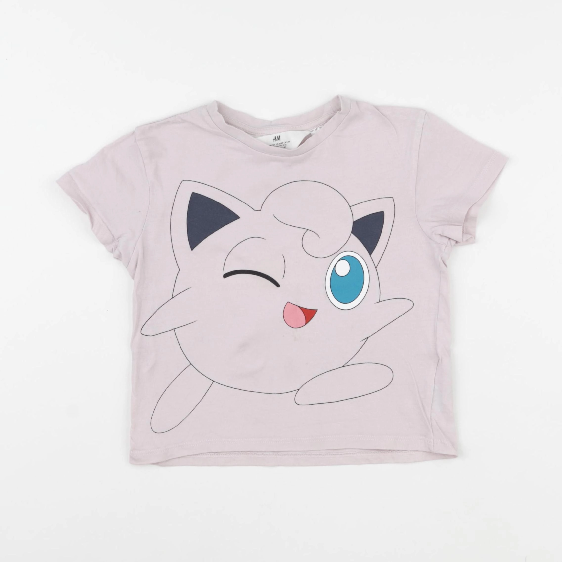 H&M - tee-shirt rose - 2/4 ans