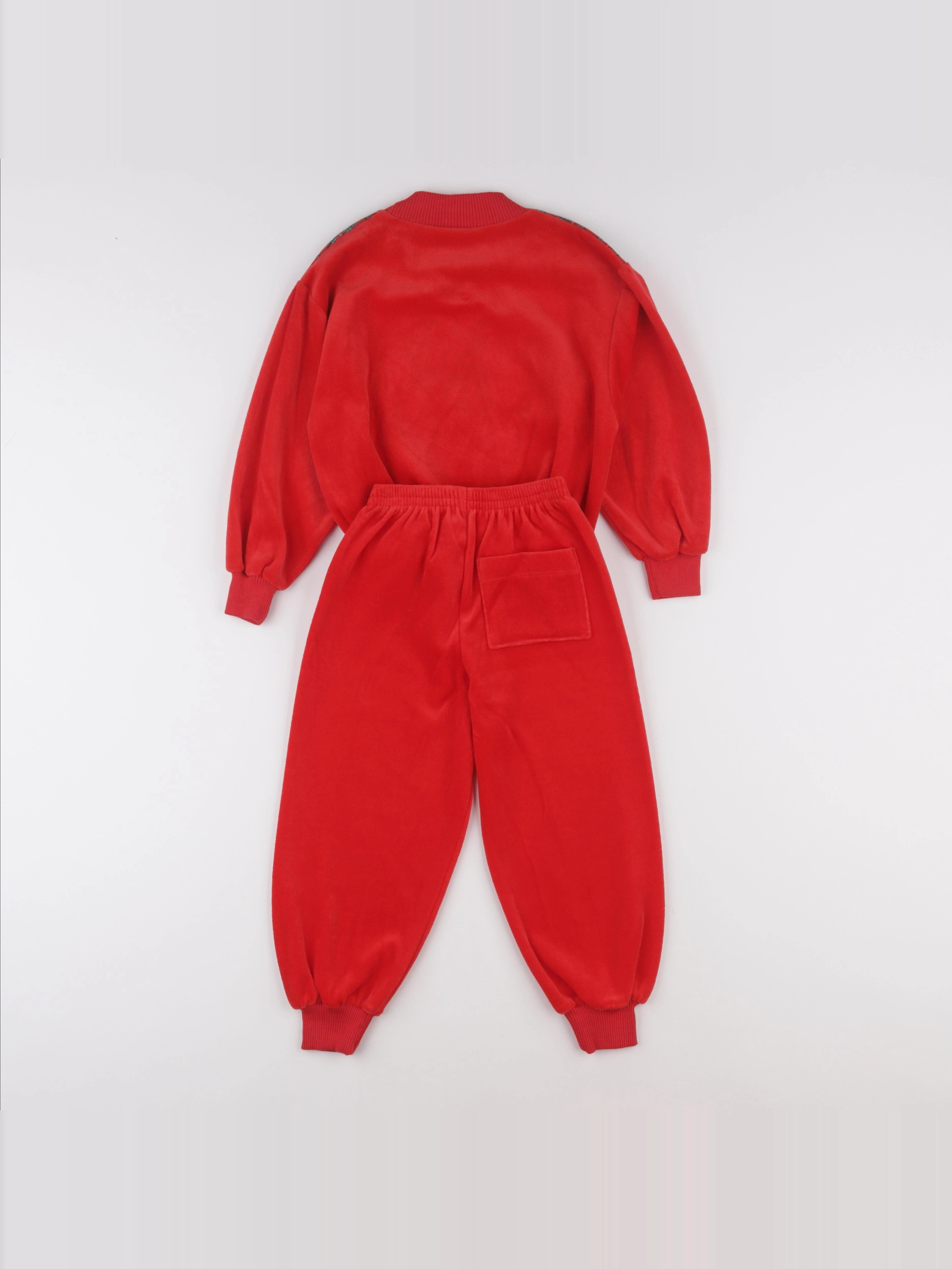 Vintage - ensemble rouge - 4 ans
