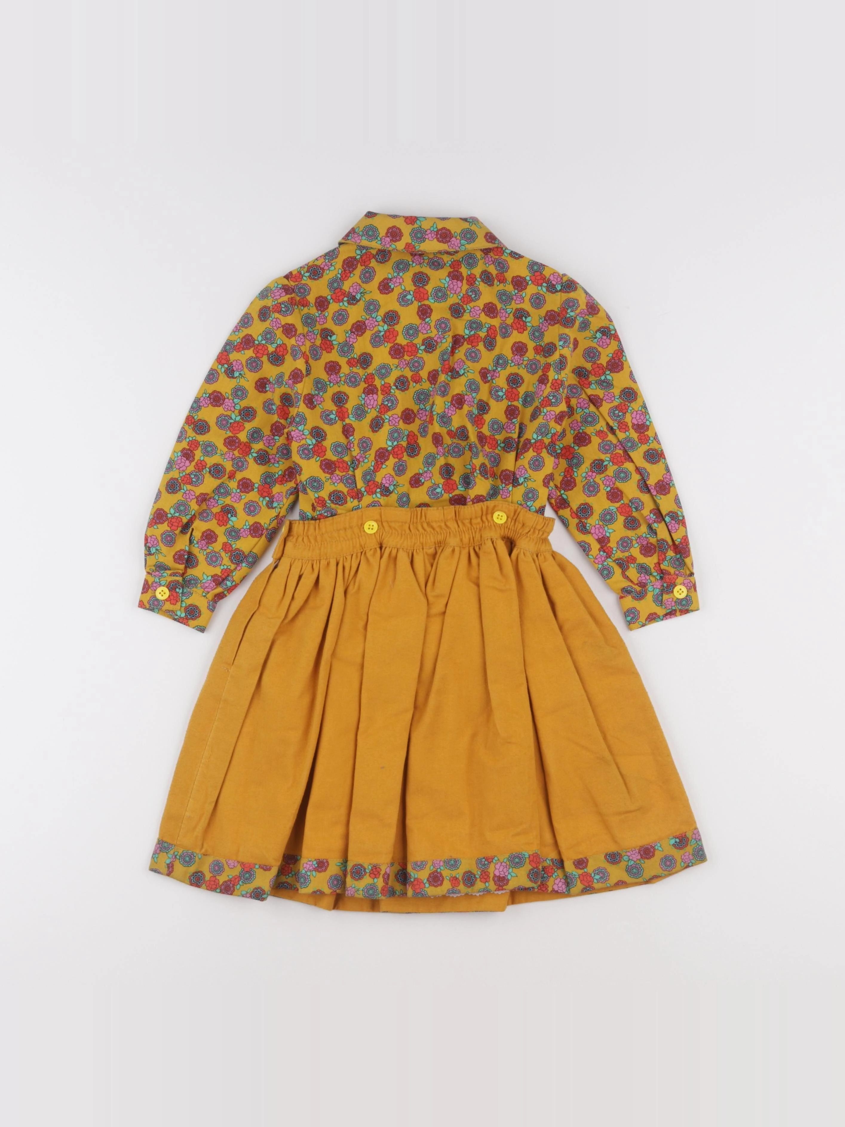 Vintage - ensemble jaune - 2 ans