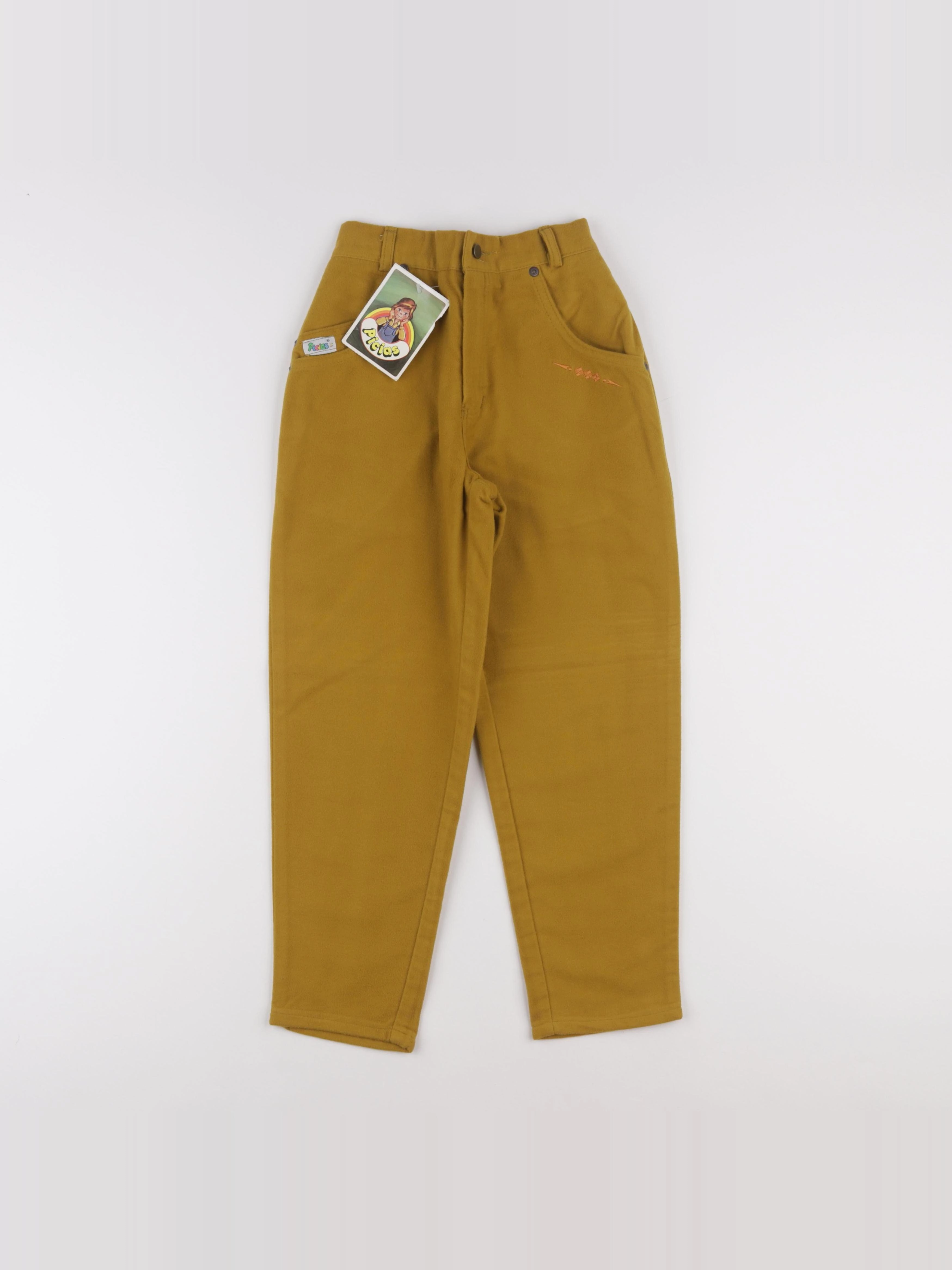 Vintage - pantalon jaune - 7 ans