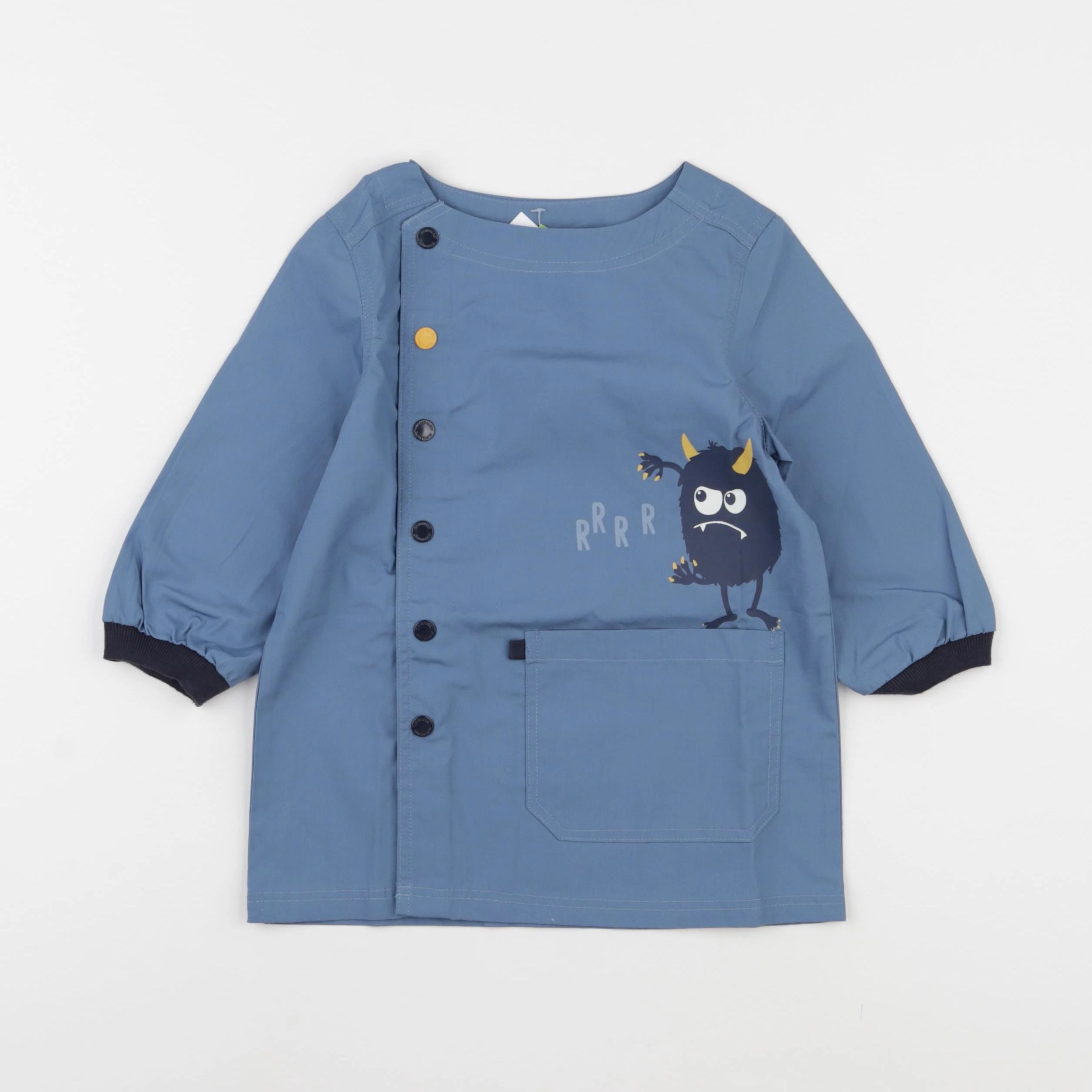 Vertbaudet - blouse de peinture  bleu - 2 ans
