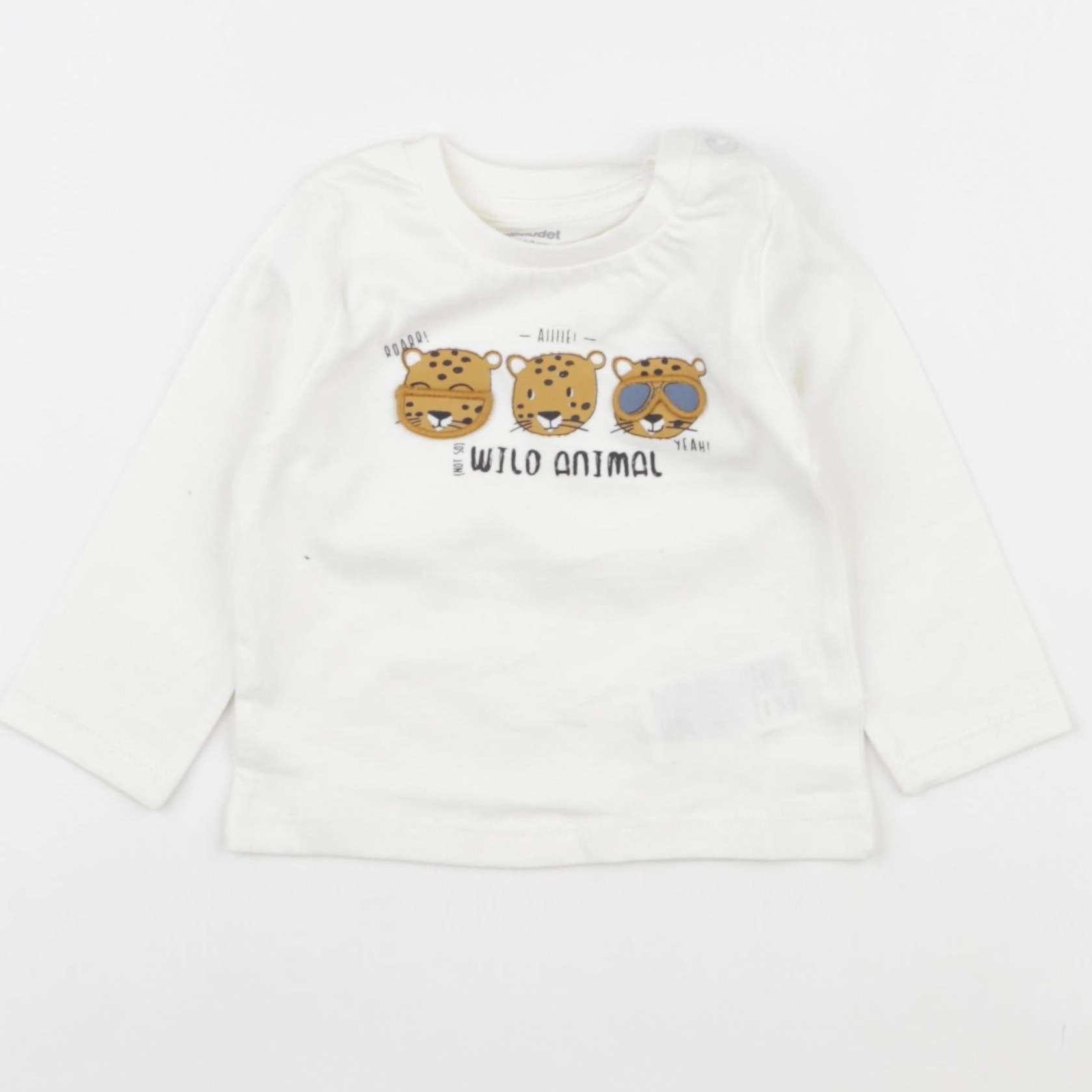 Vertbaudet - tee-shirt blanc - 6 mois