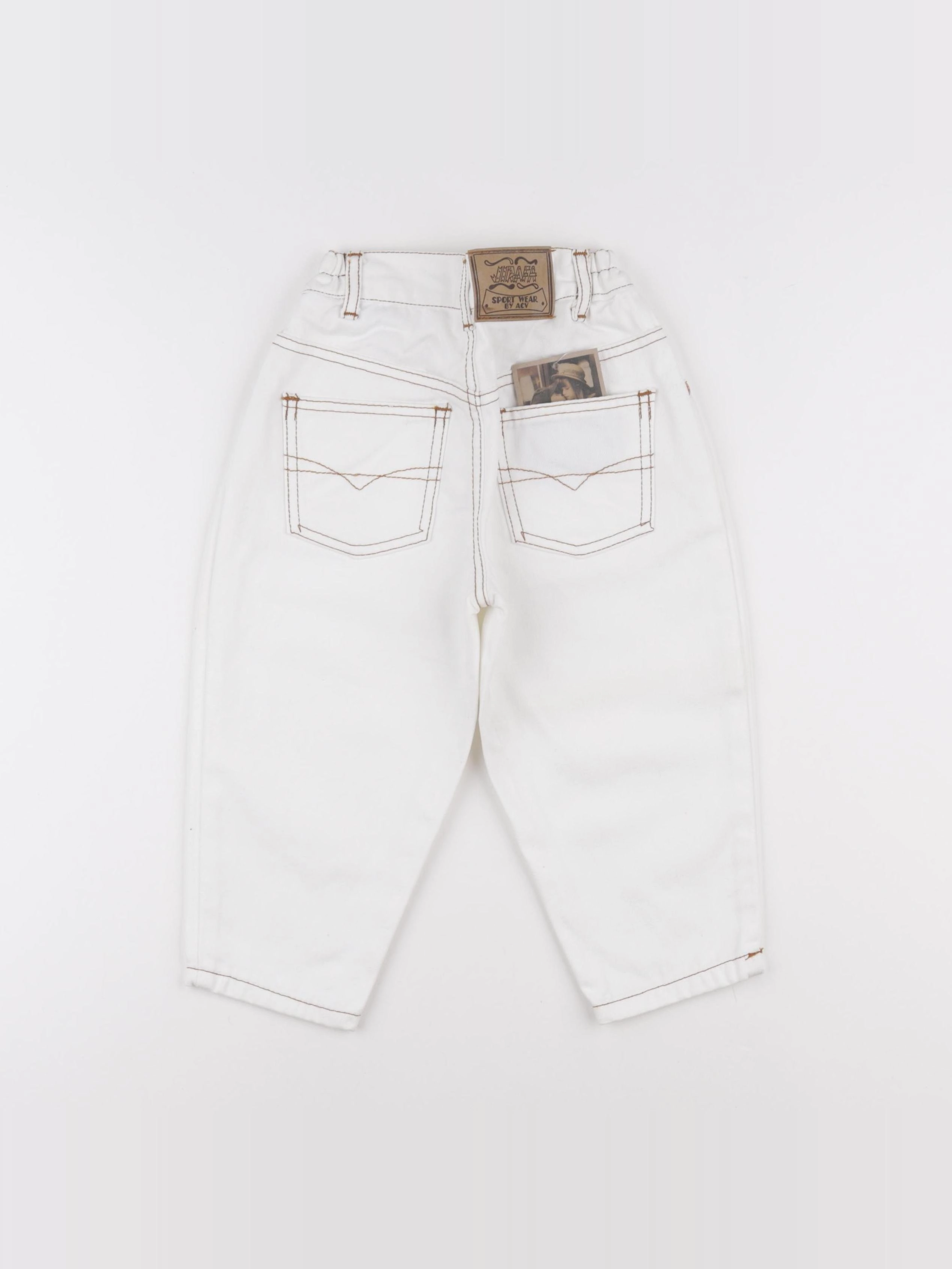 Vintage - jean blanc - 2 ans