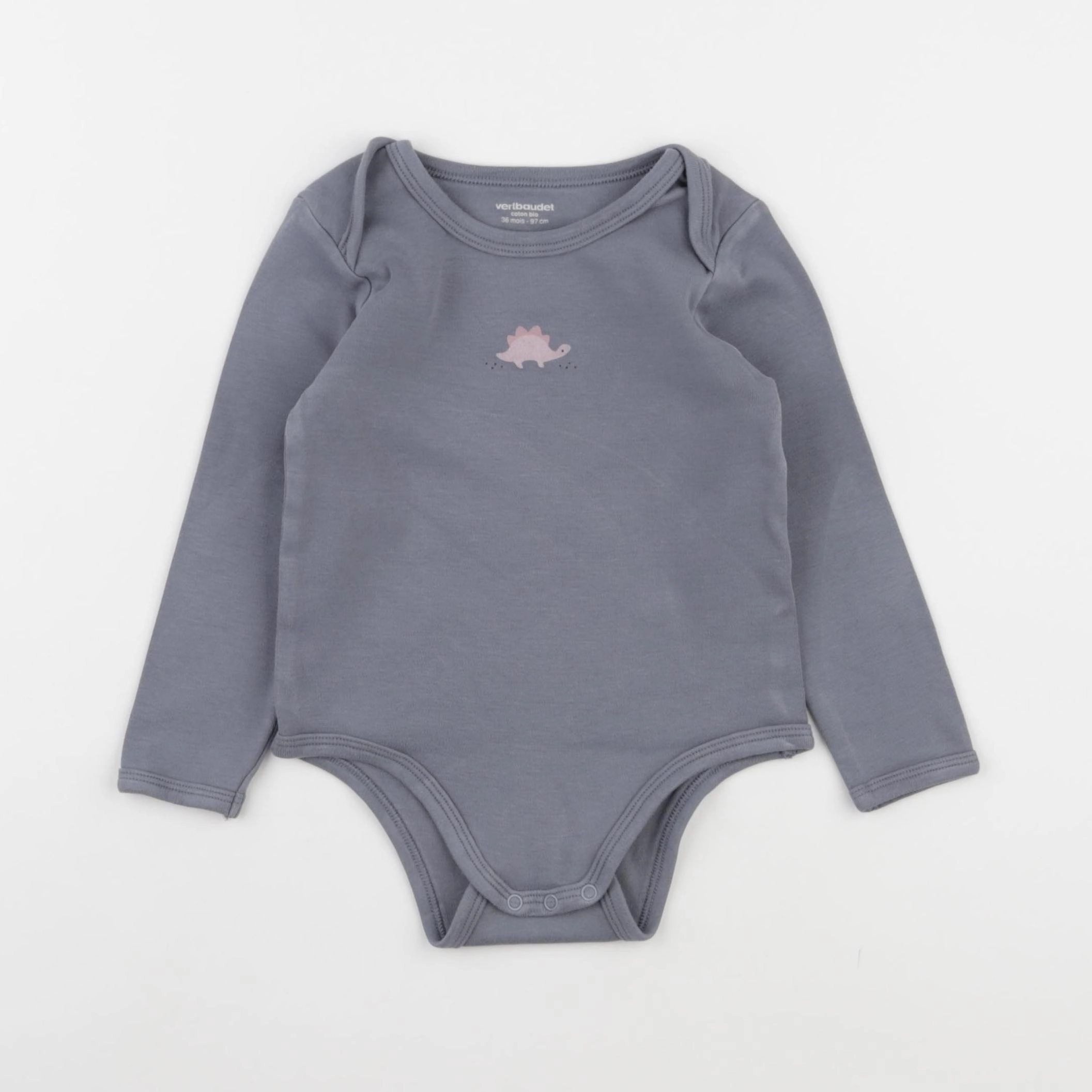 Vertbaudet - body gris - 36 mois