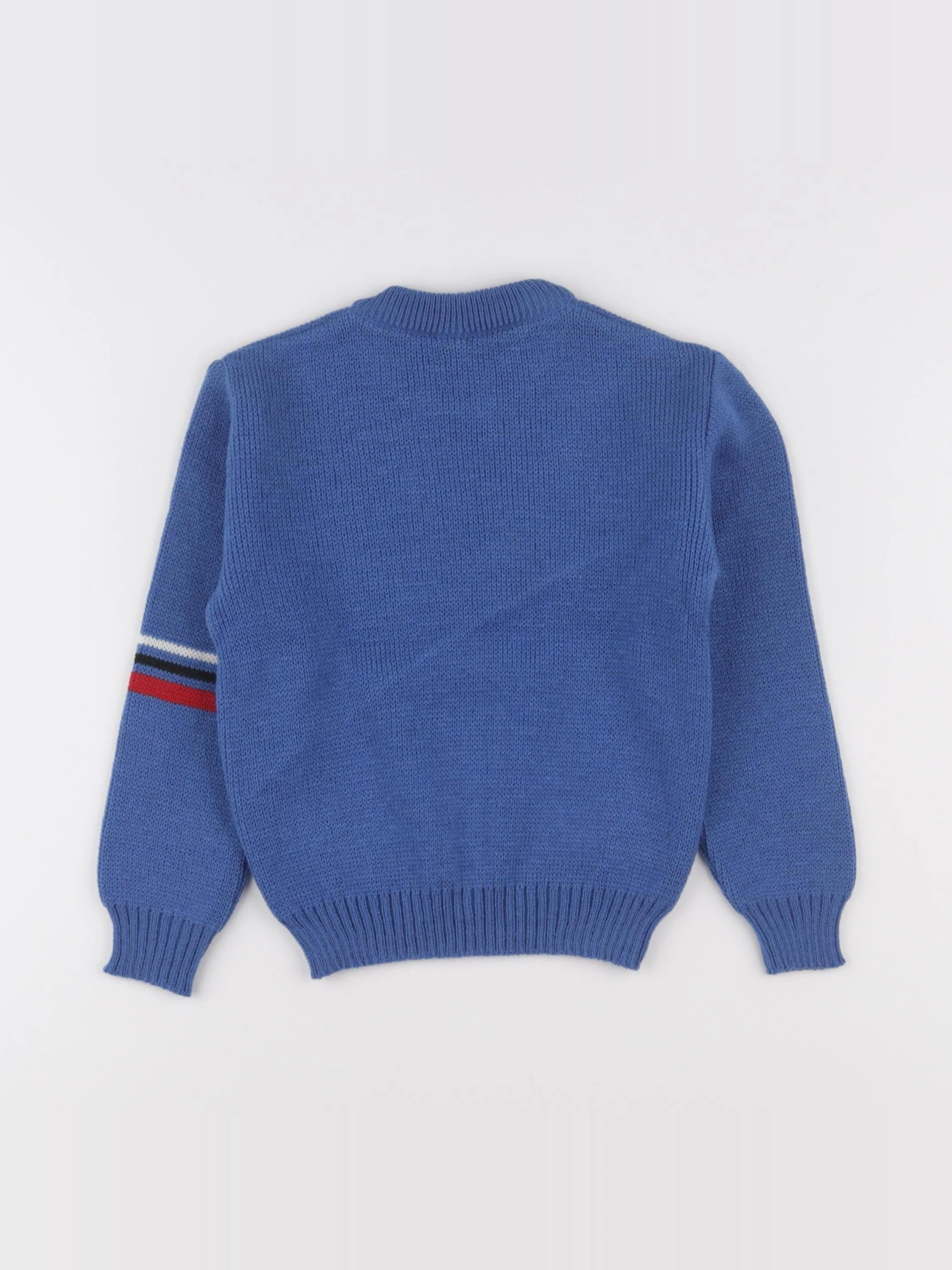 Vintage - pull bleu - 4 ans