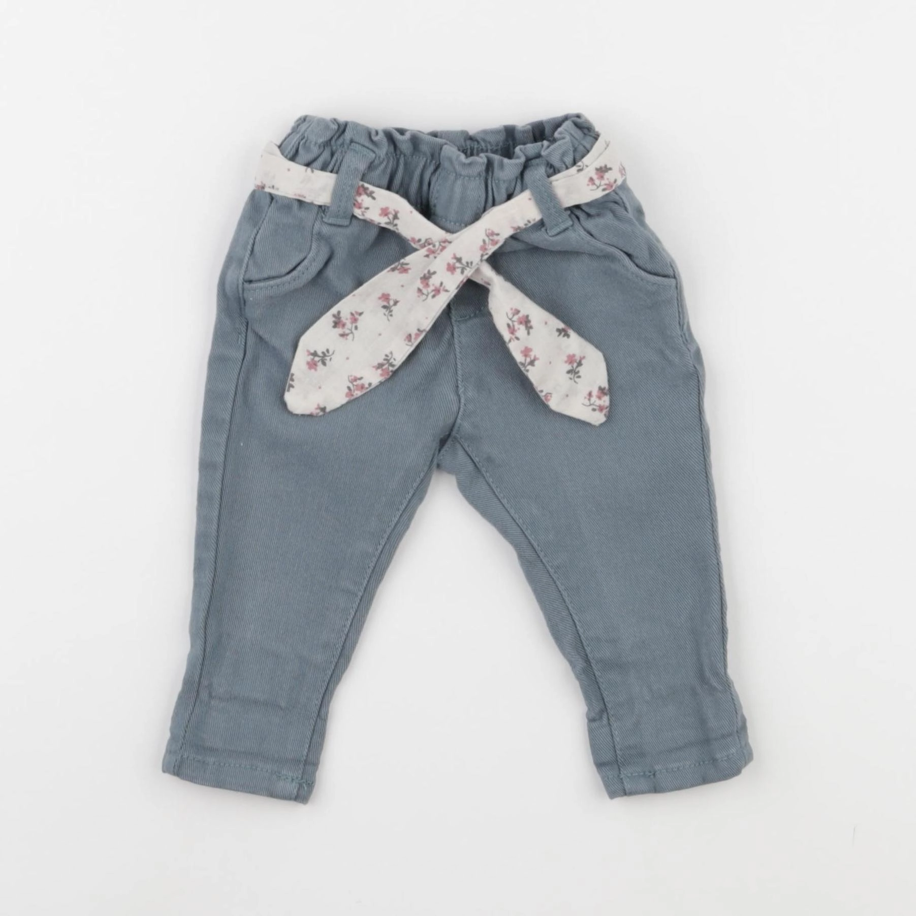 Vertbaudet - jean bleu - 3 mois