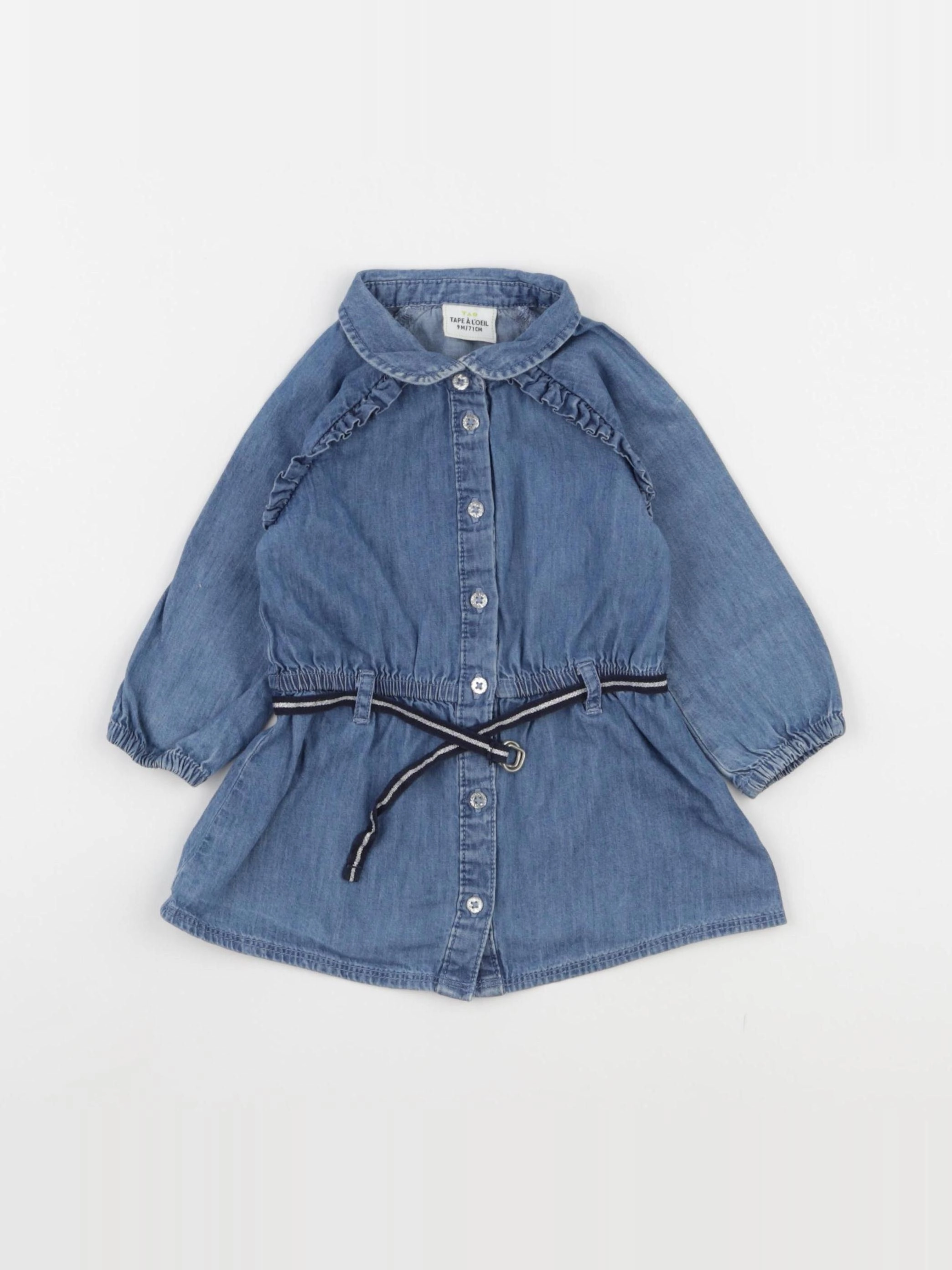 Tape à l'oeil - robe bleu - 9 mois