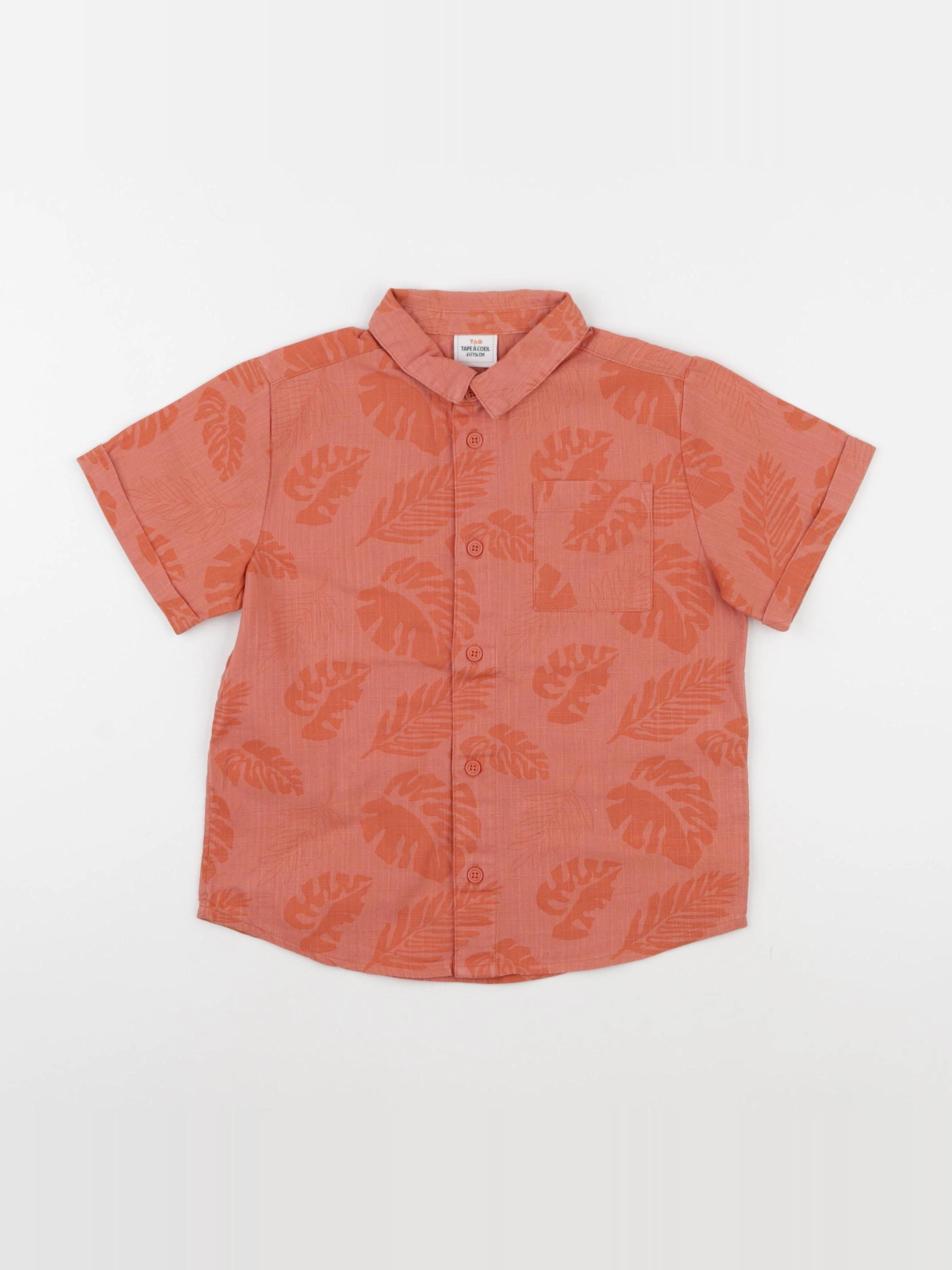 Tape à l'oeil - chemise rouge - 6 ans
