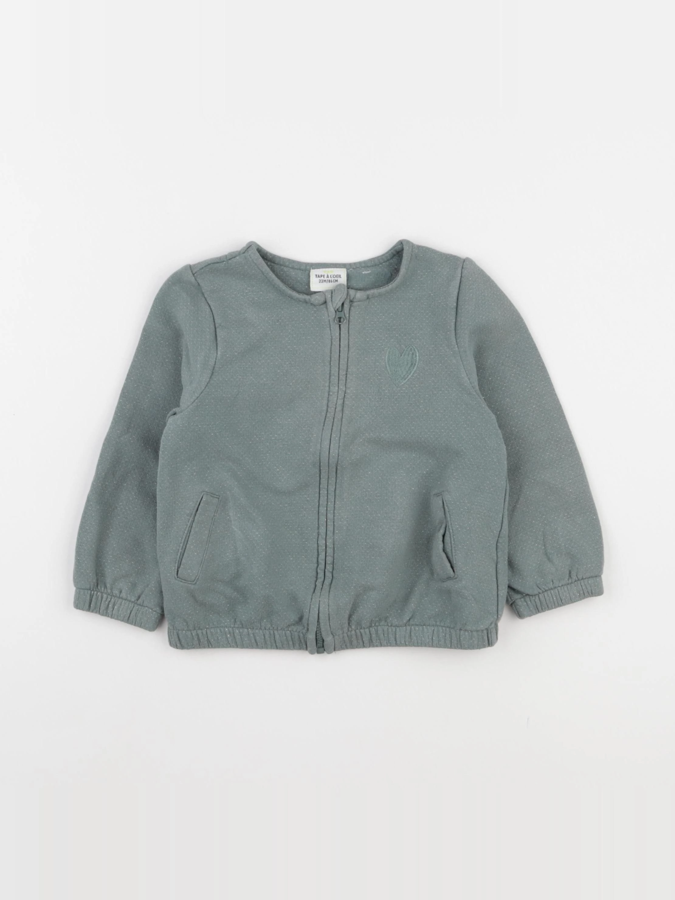 Tape à l'oeil - sweat bleu - 24 mois
