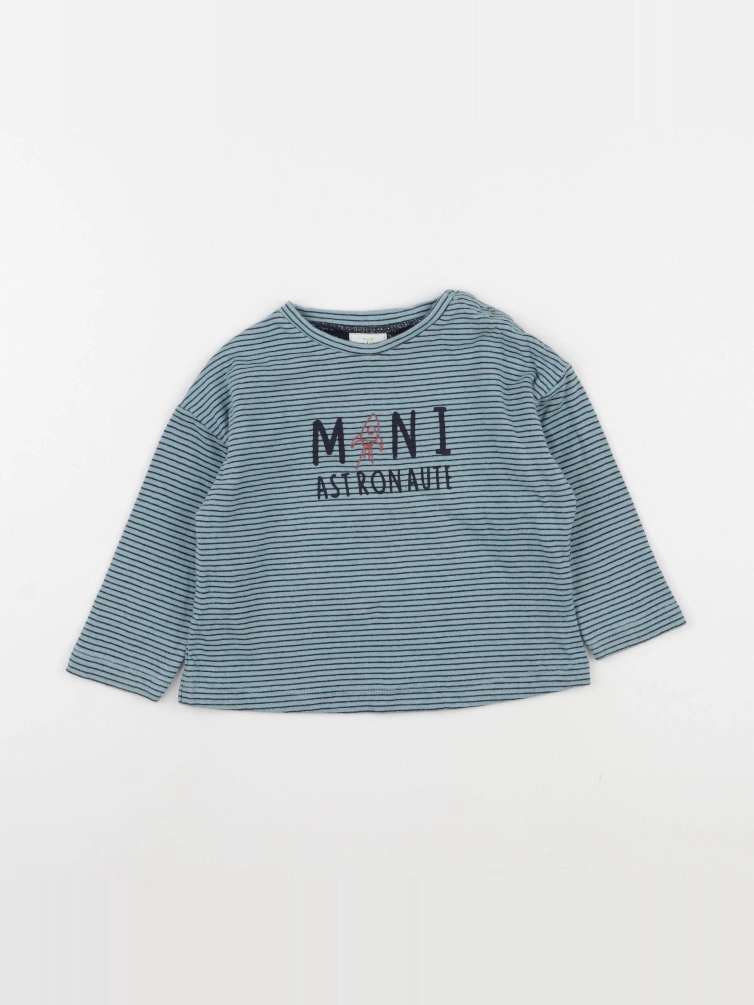 Tape à l'oeil - tee-shirt bleu - 18 mois
