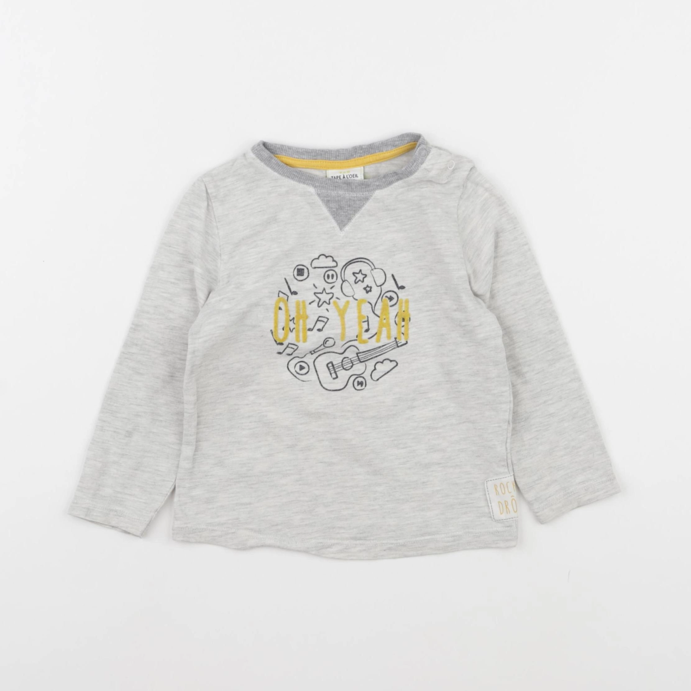 Tape à l'oeil - tee-shirt gris - 18 mois
