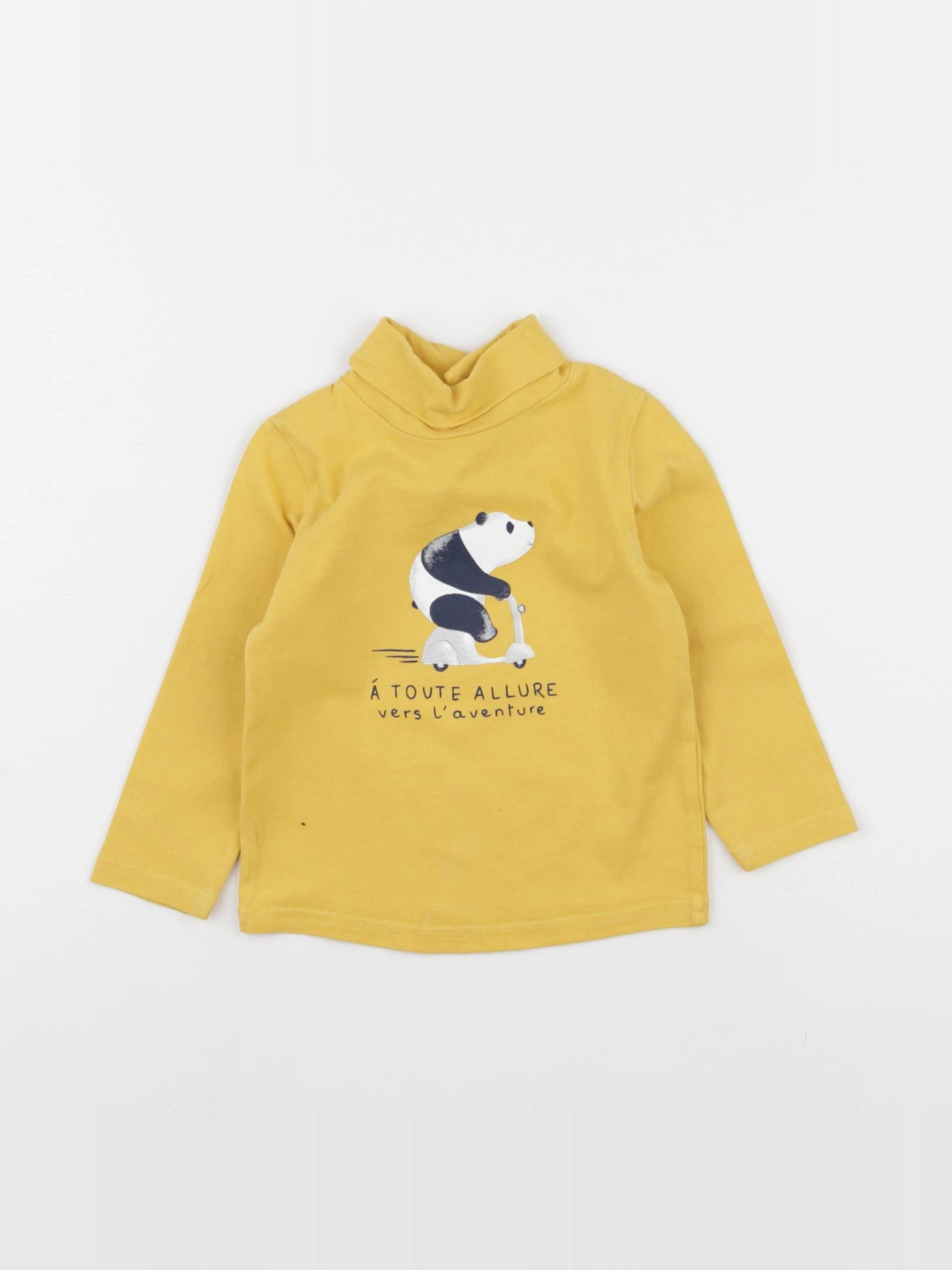 Tape à l'oeil - sous-pull jaune - 18 mois
