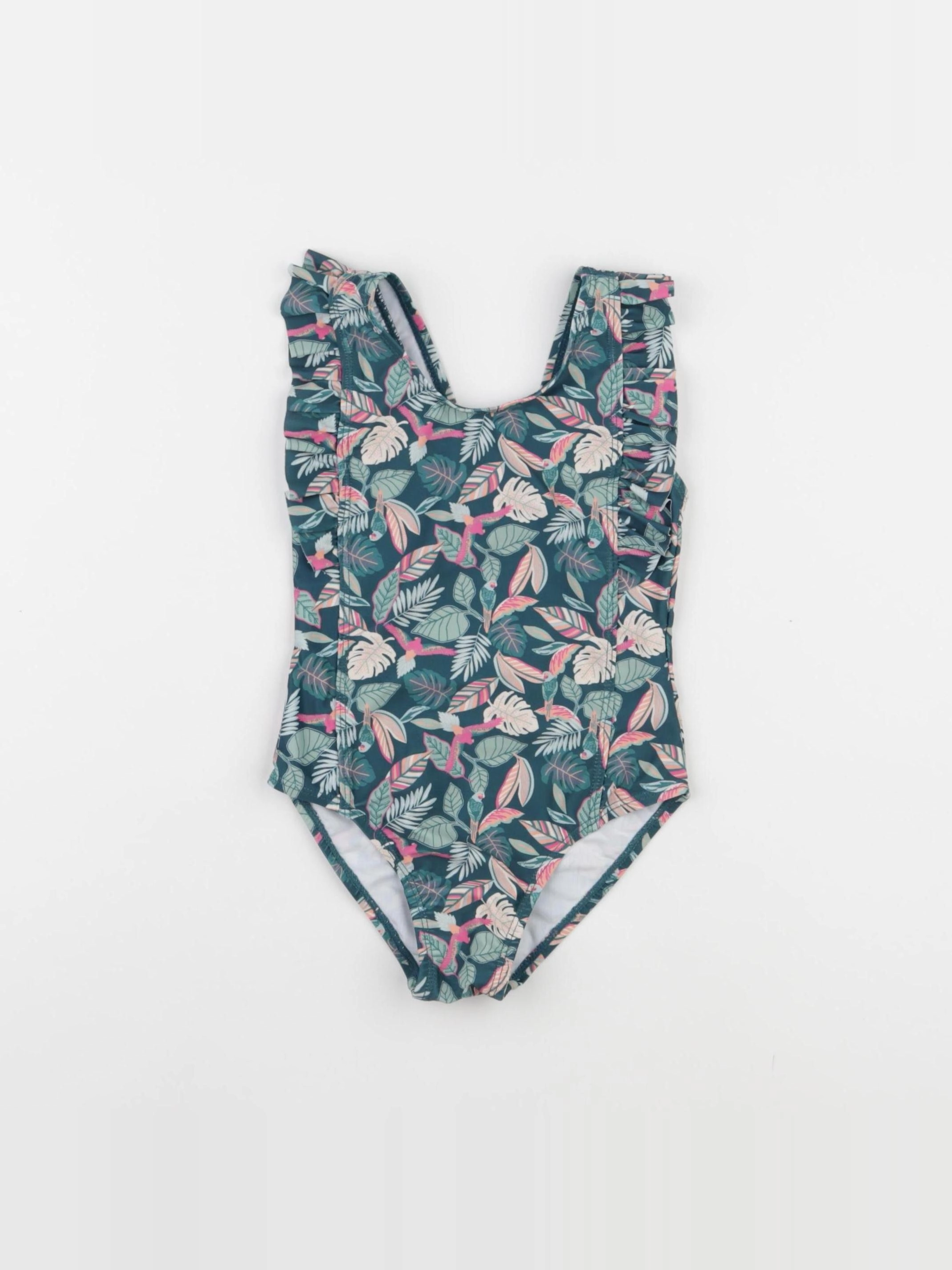 Vertbaudet - maillot de bain vert - 3 ans