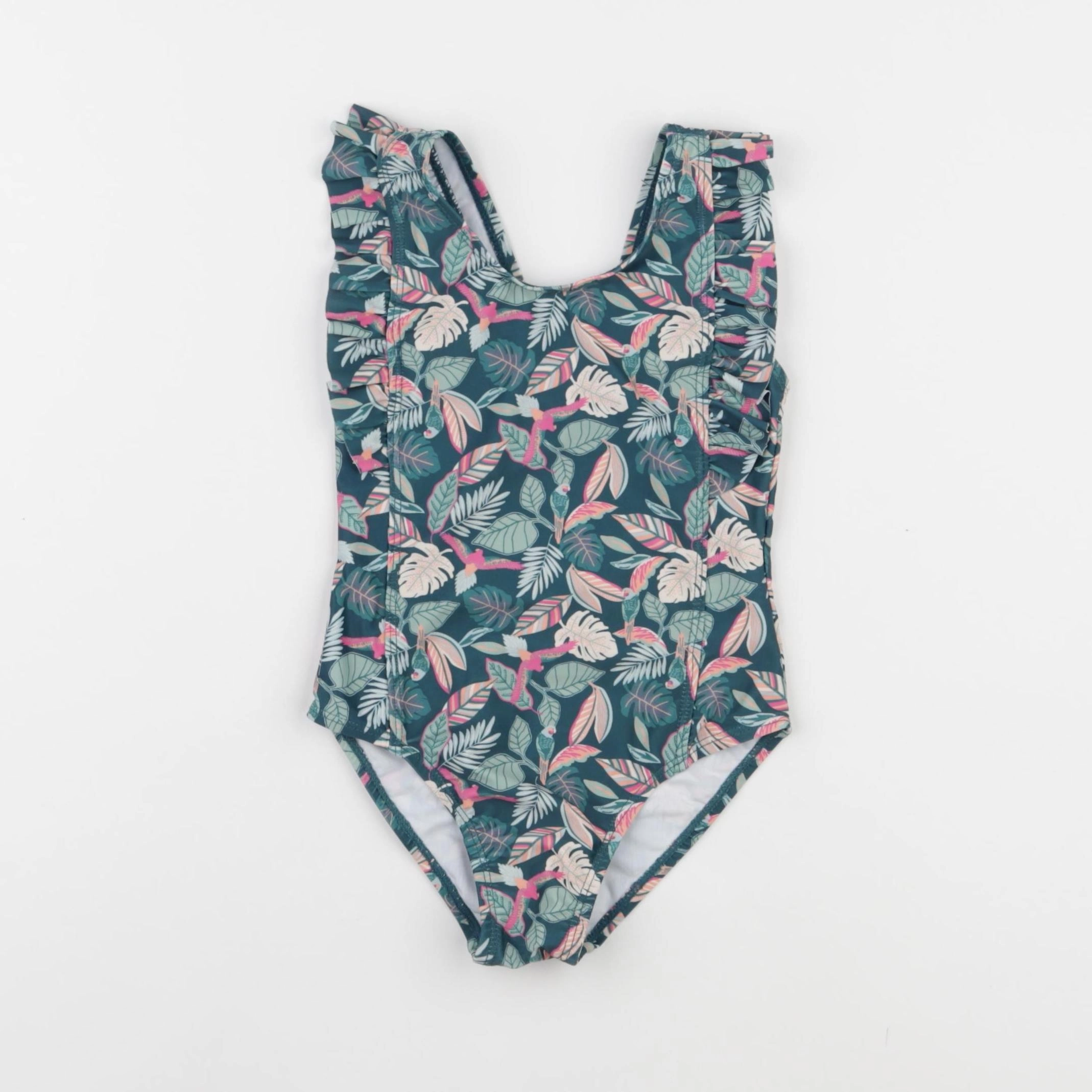 Vertbaudet - maillot de bain vert - 3 ans