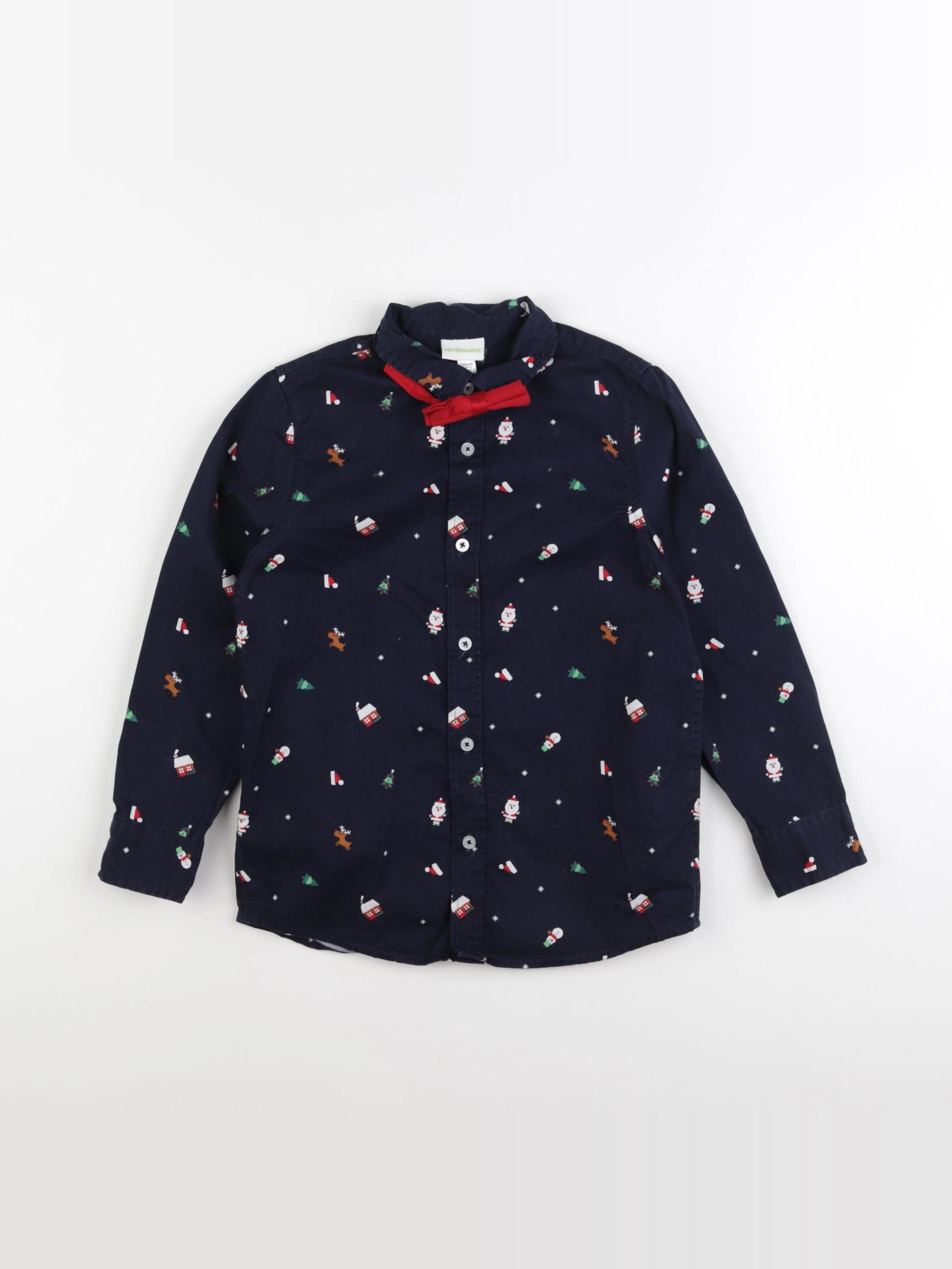 Vertbaudet - chemise bleu - 8 ans