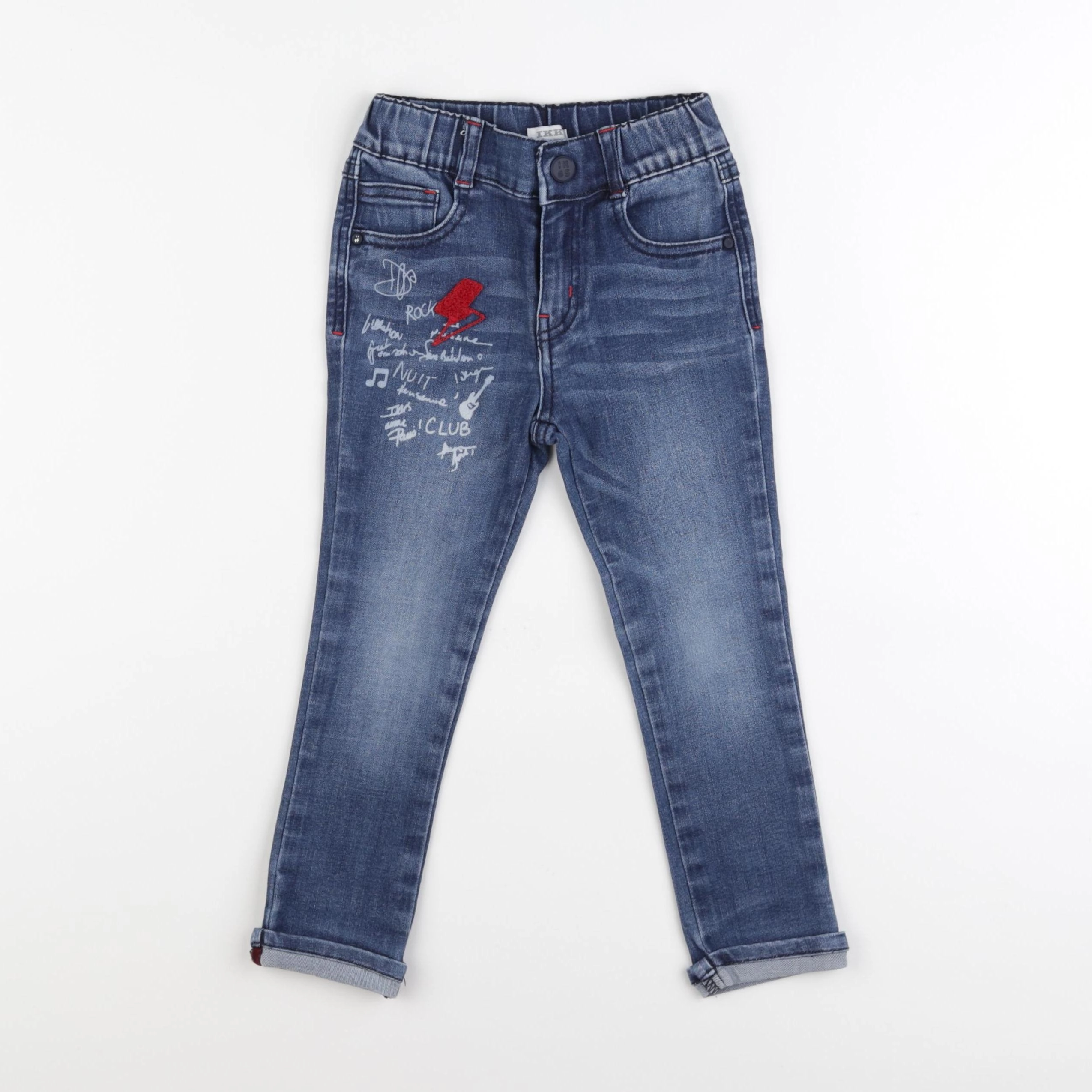 IKKS - jean bleu - 3 ans