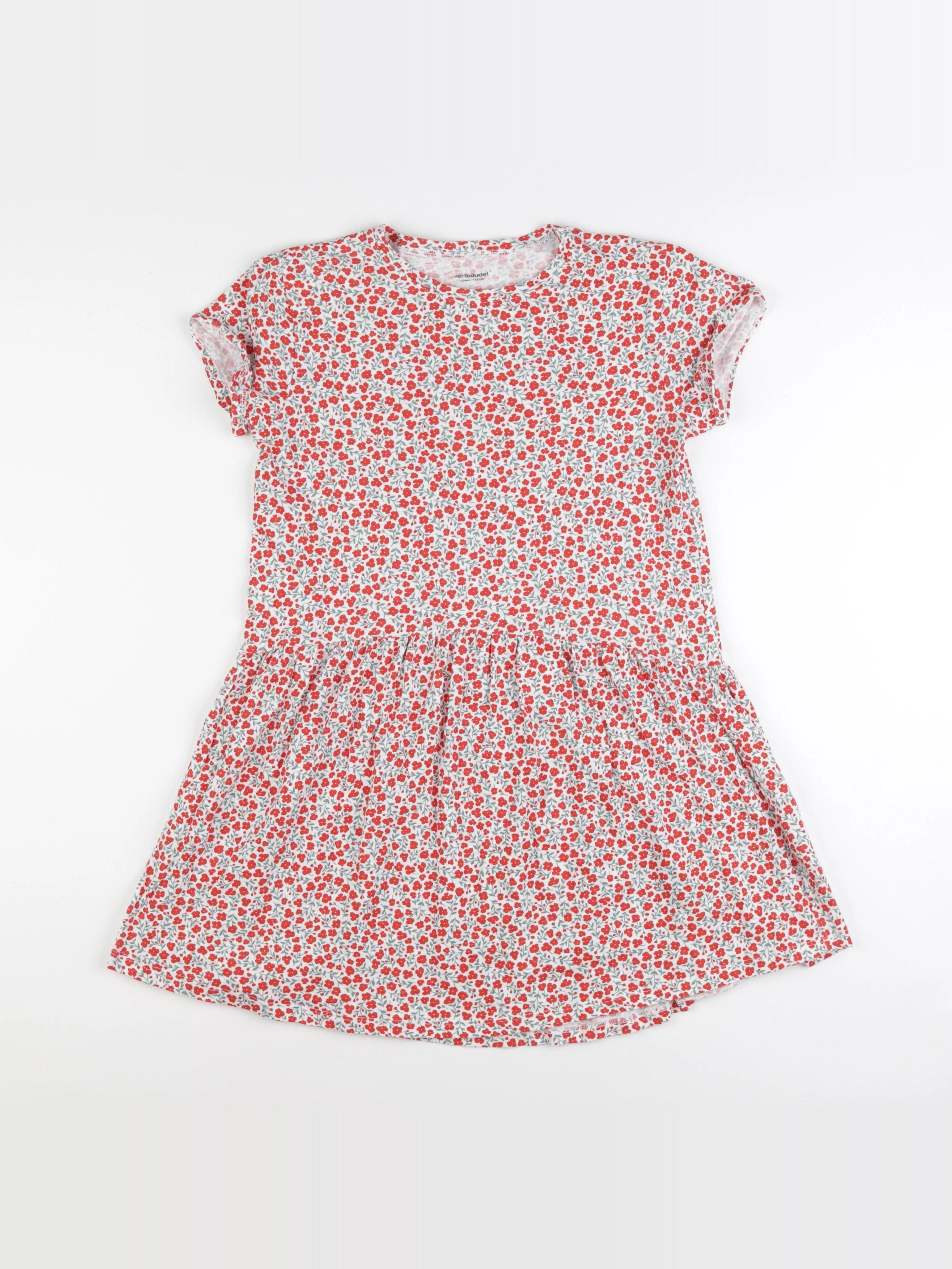 Vertbaudet - robe rouge - 12 ans