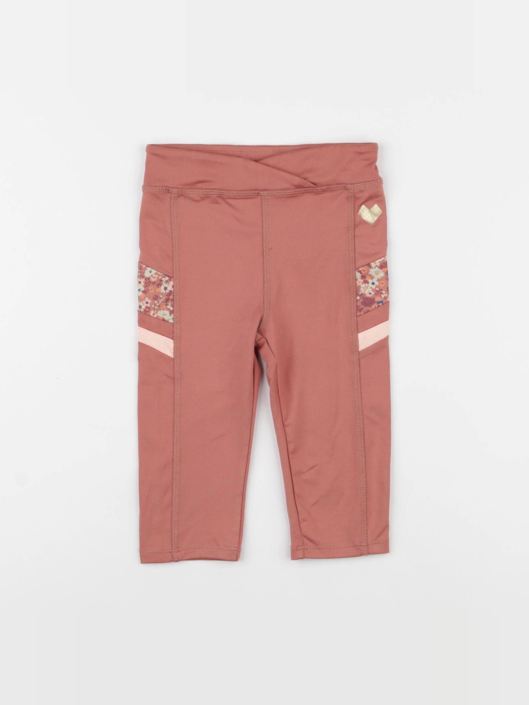 Vertbaudet - legging court rose - 4 ans