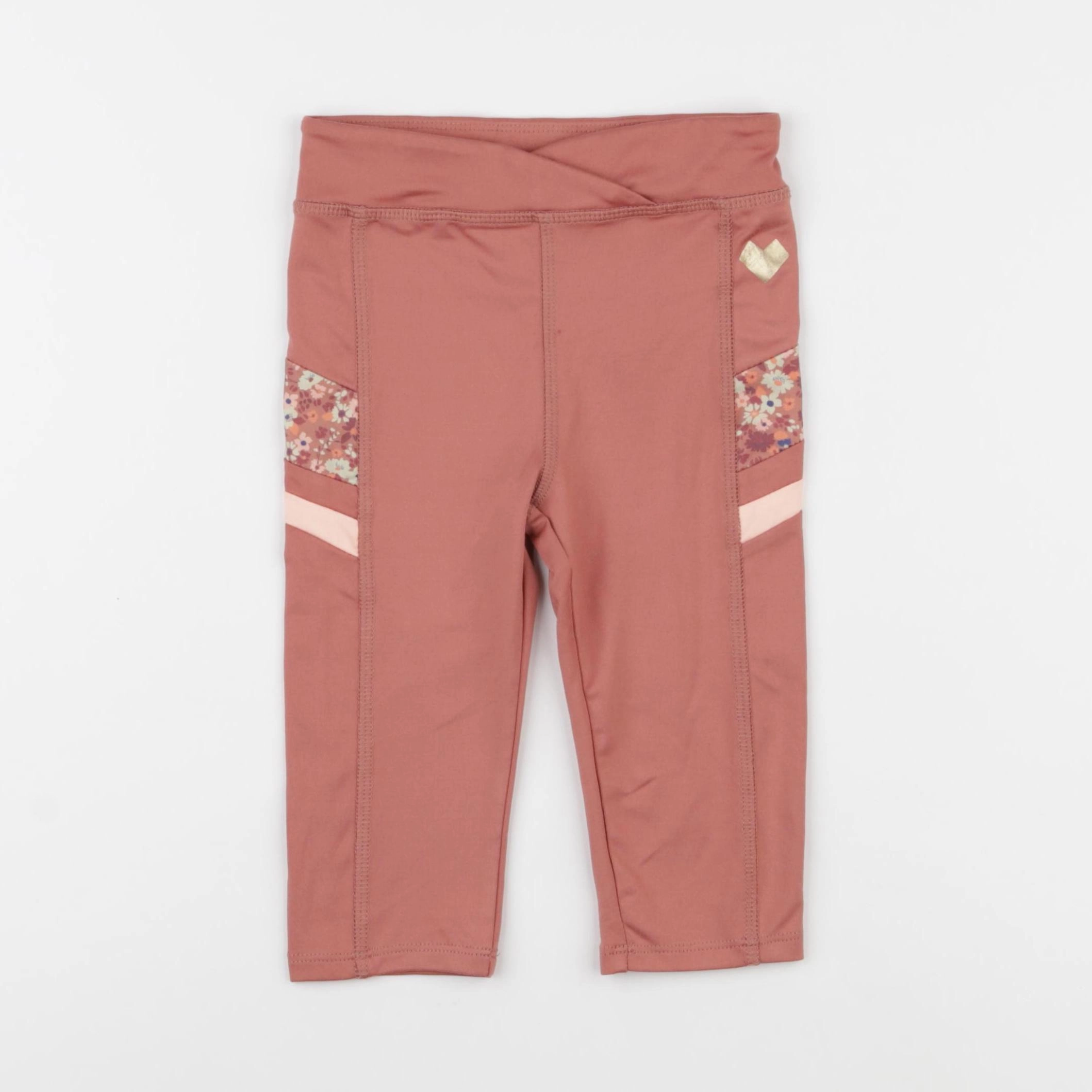 Vertbaudet - legging court rose - 4 ans