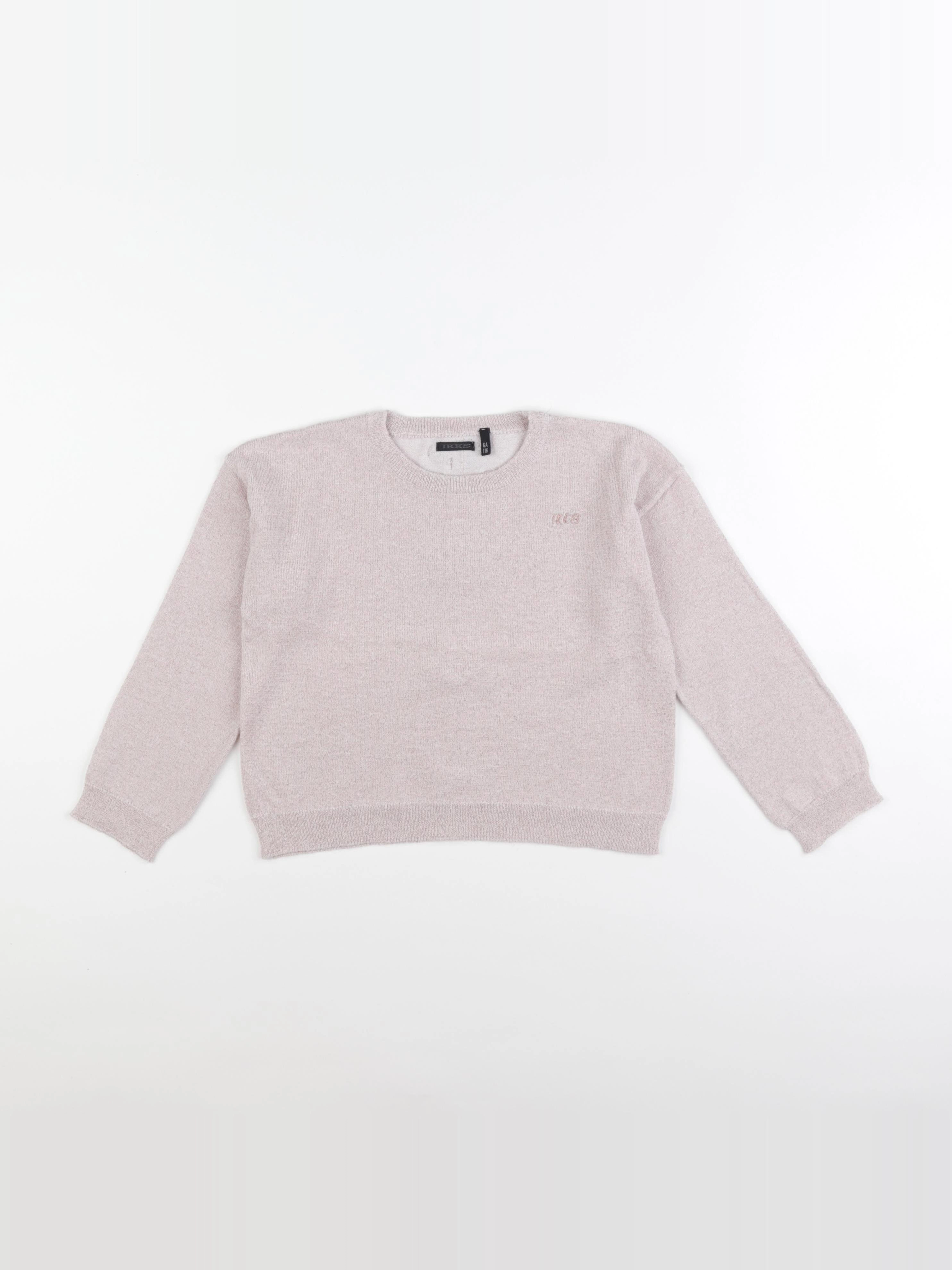 IKKS - pull rose - 6 ans
