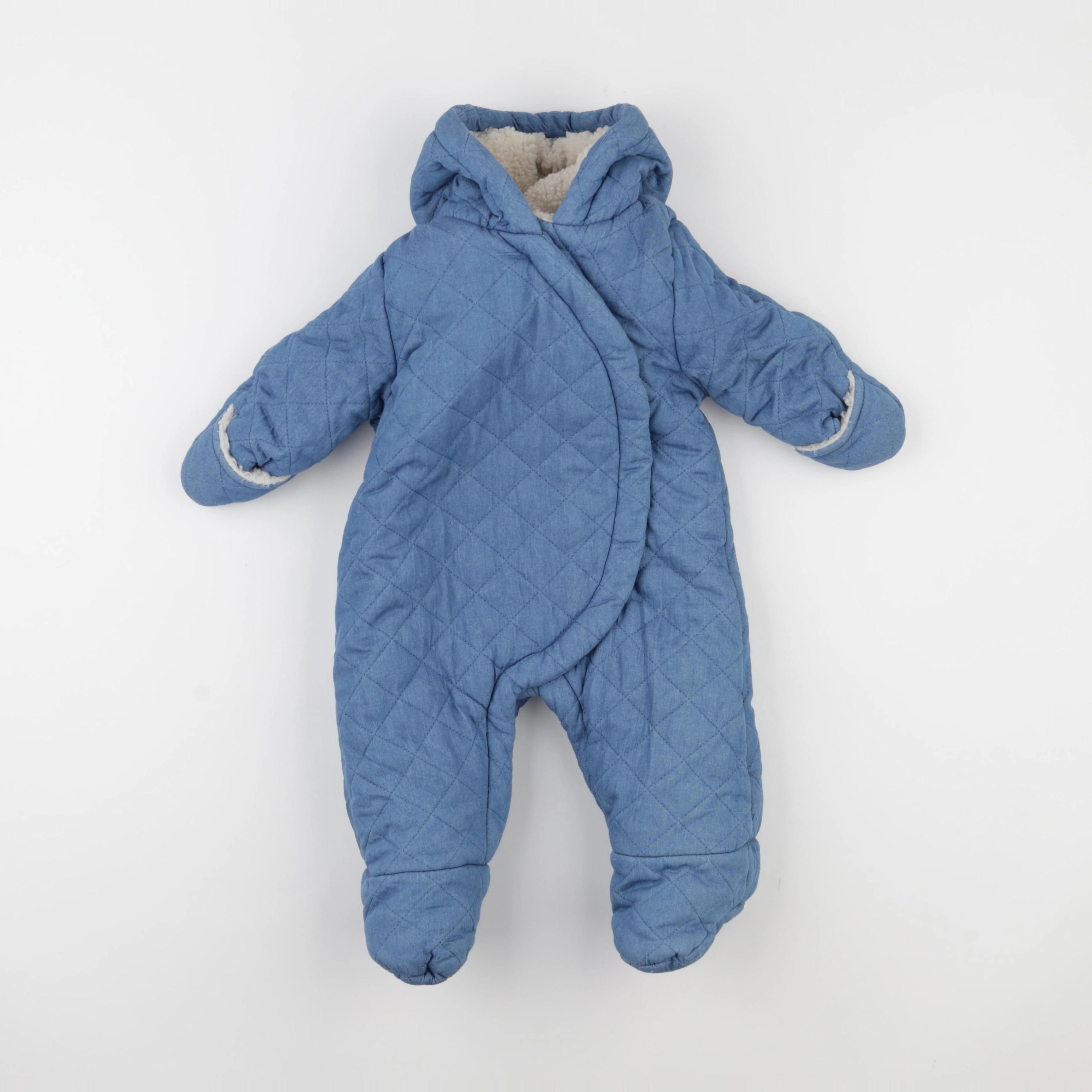 Vertbaudet - combi-pilote bleu - 9 mois