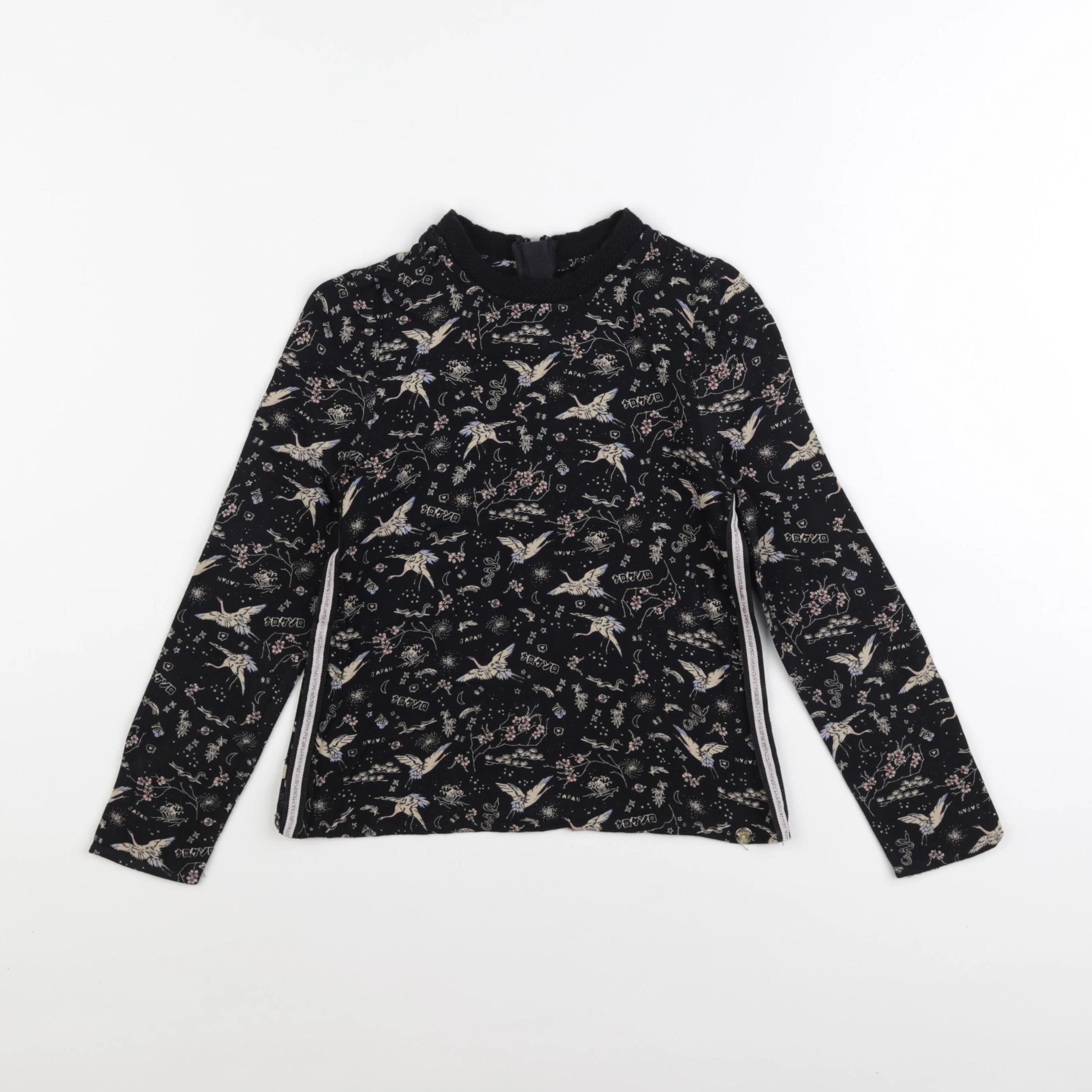IKKS - blouse noir - 6 ans