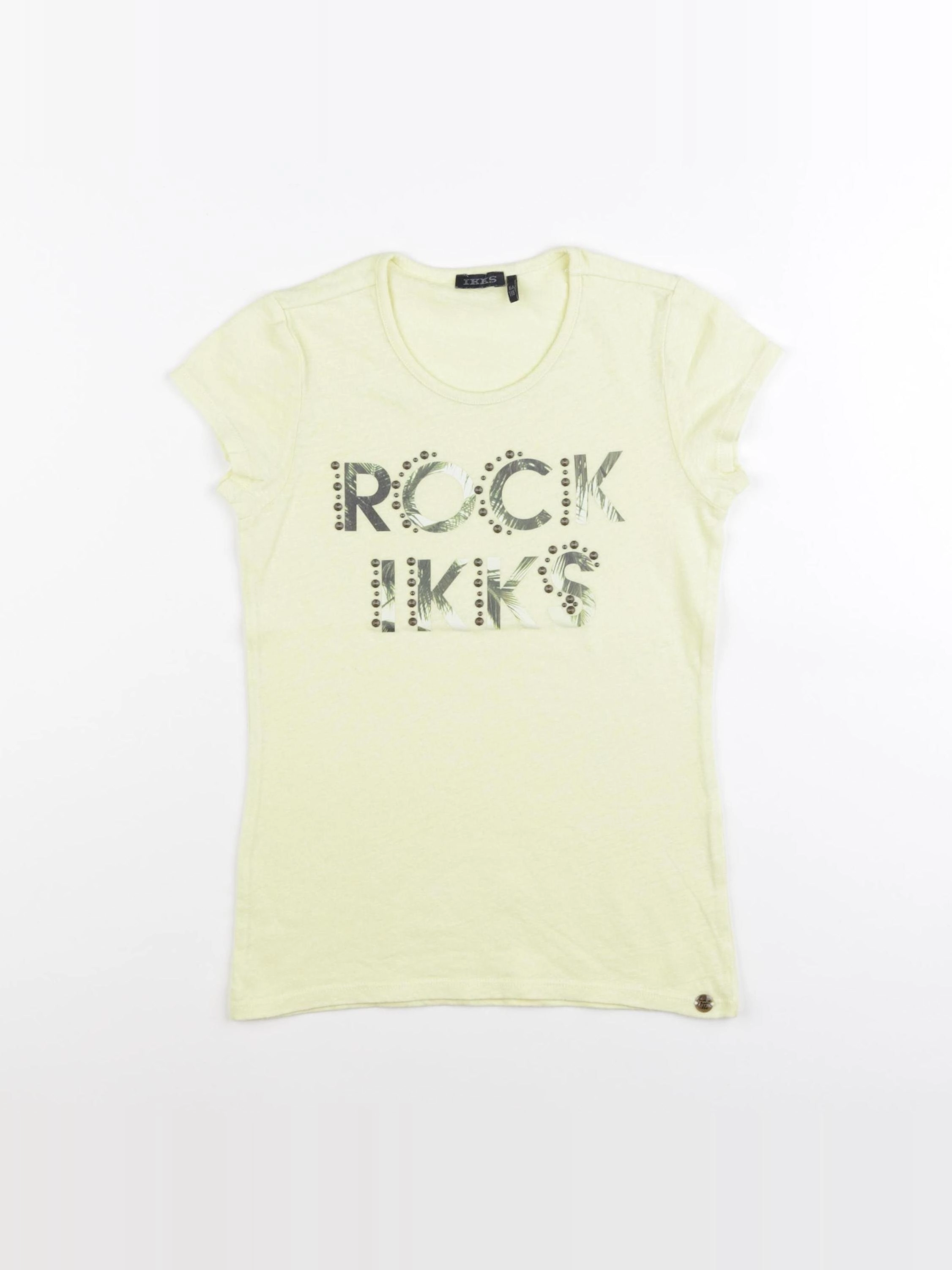 IKKS - tee-shirt jaune - 6 ans