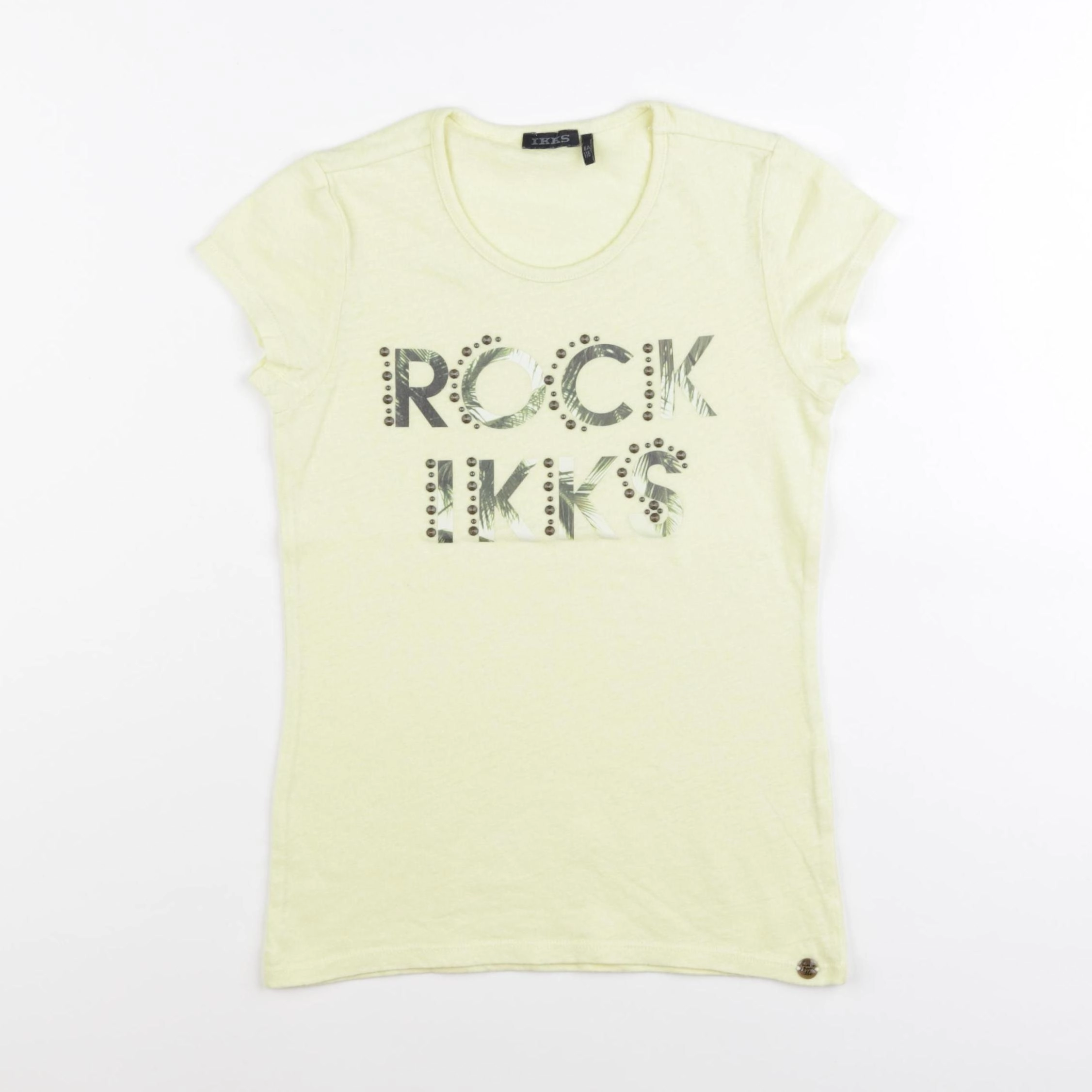 IKKS - tee-shirt jaune - 6 ans