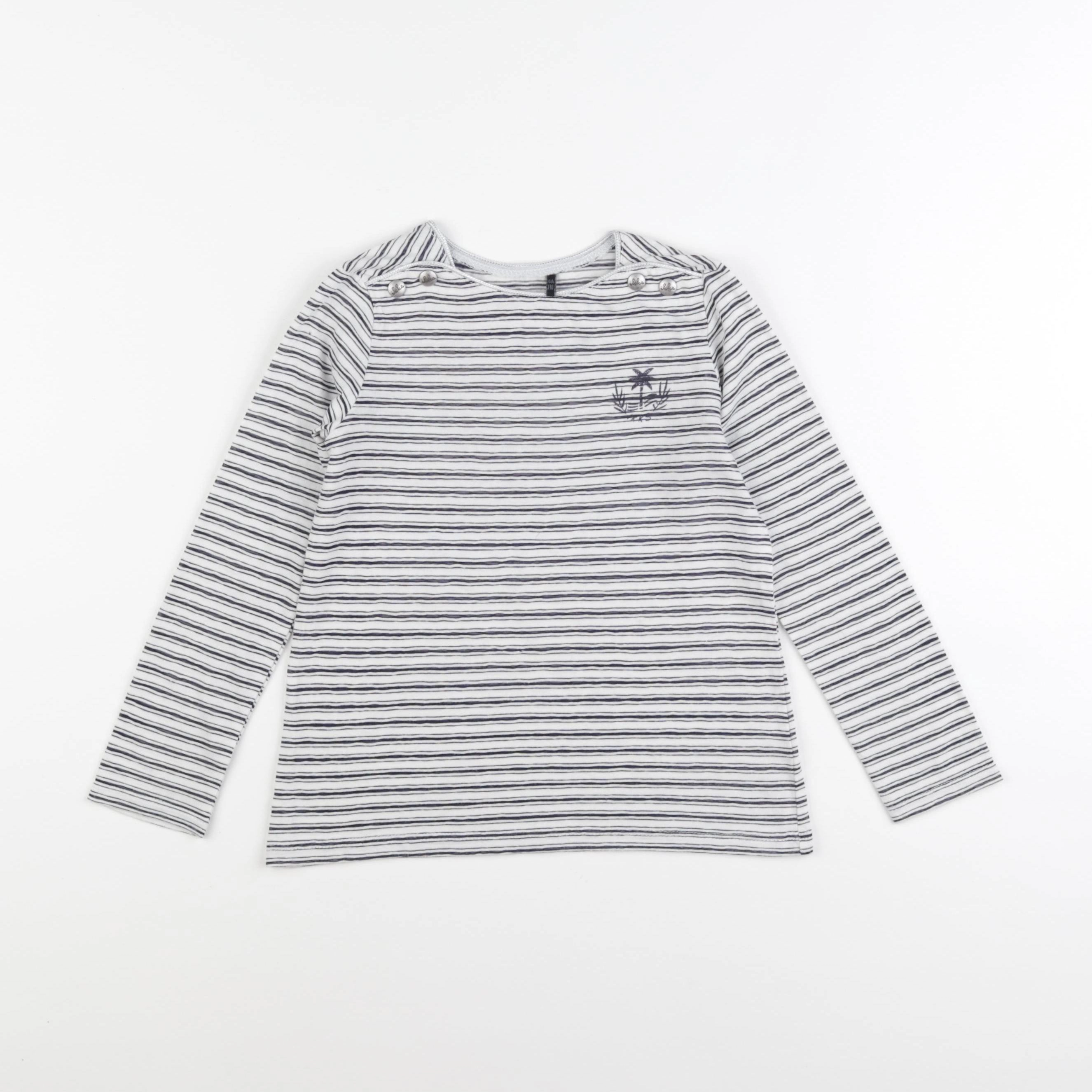 IKKS - tee-shirt blanc - 6 ans