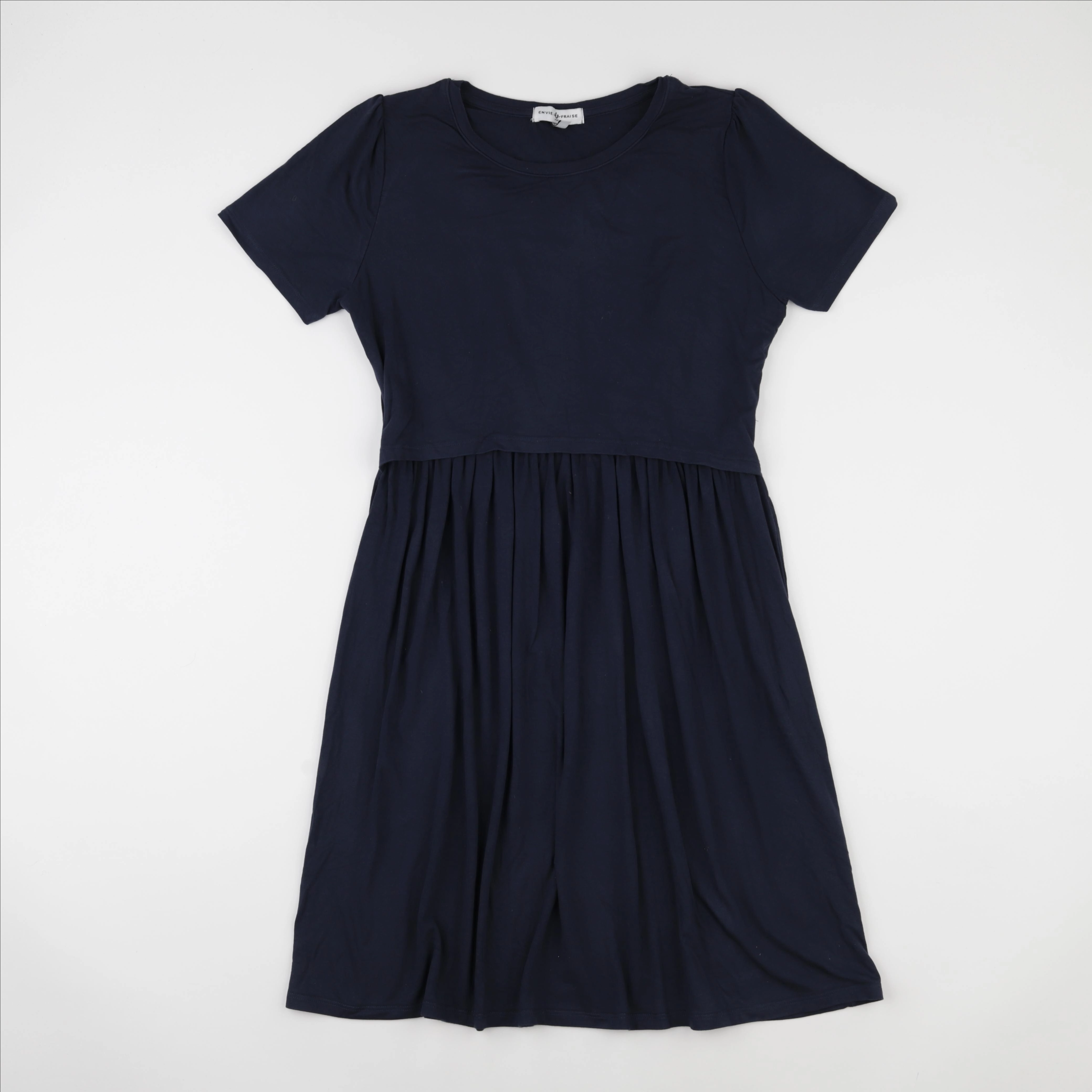 Envie de fraise - robe grossesse, allaitement bleu - 38 à 40