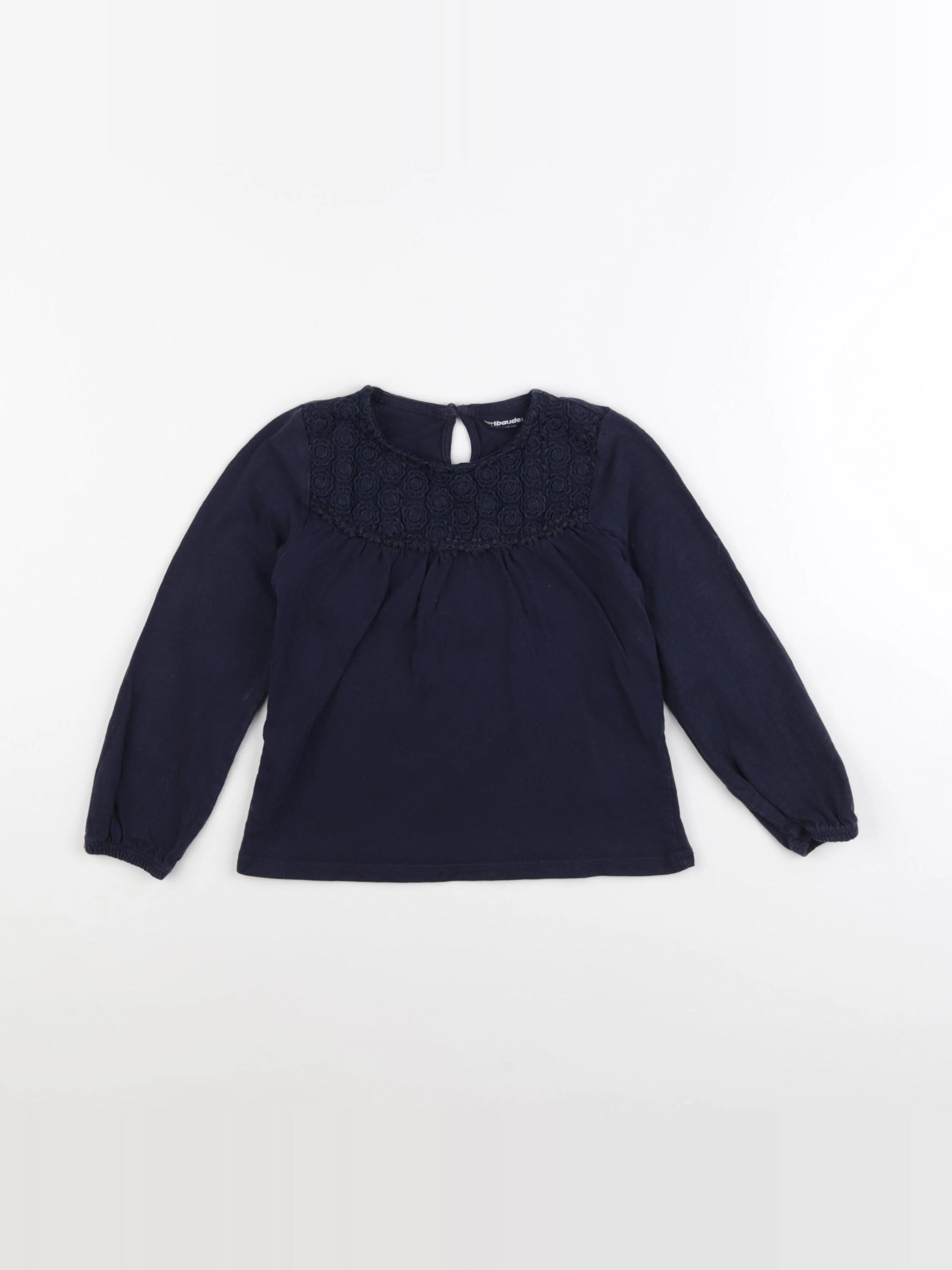Vertbaudet - tee-shirt bleu - 6 ans
