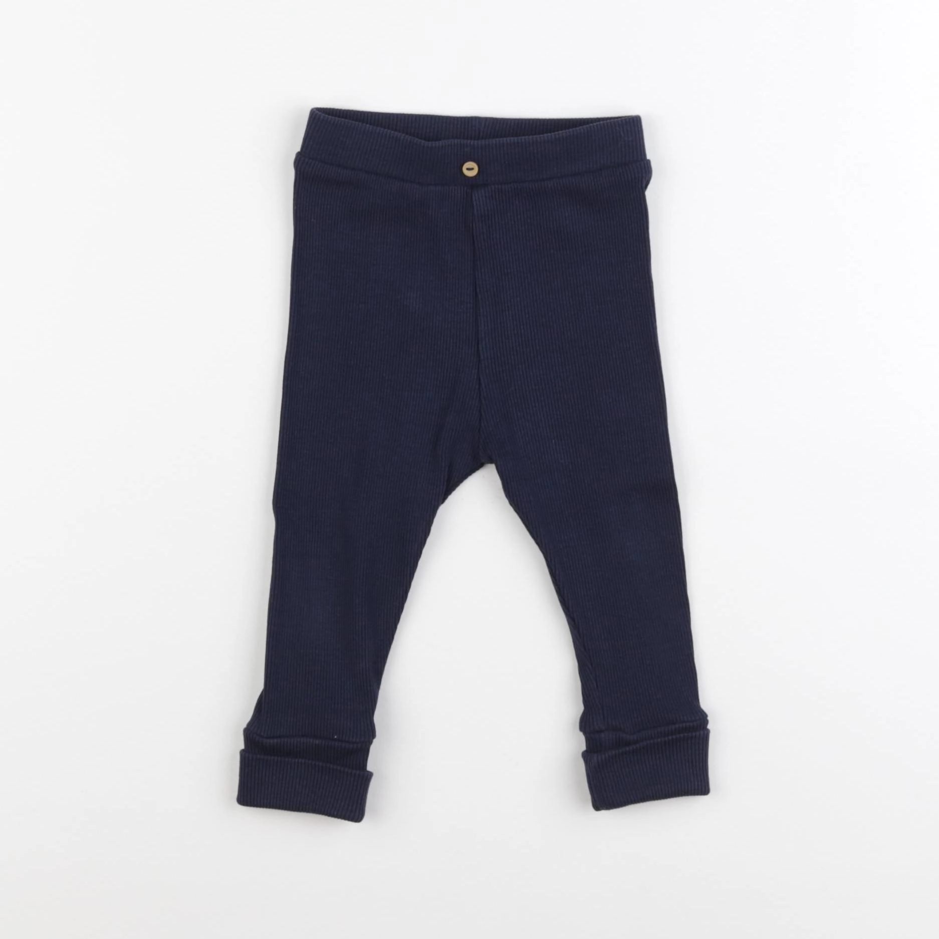Vertbaudet - legging bleu - 9 mois
