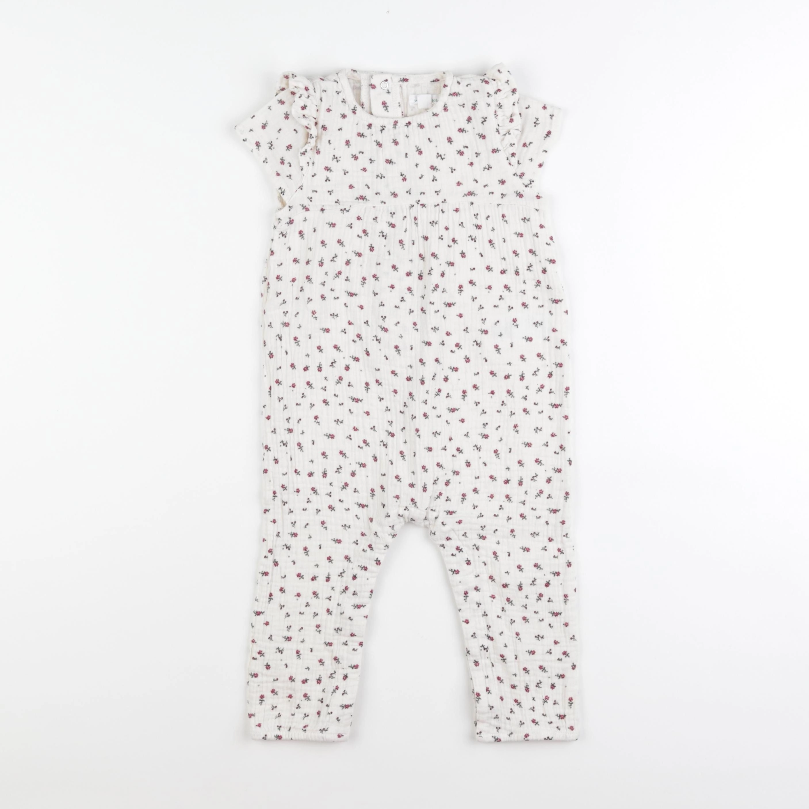 Vertbaudet - combinaison beige - 18 mois