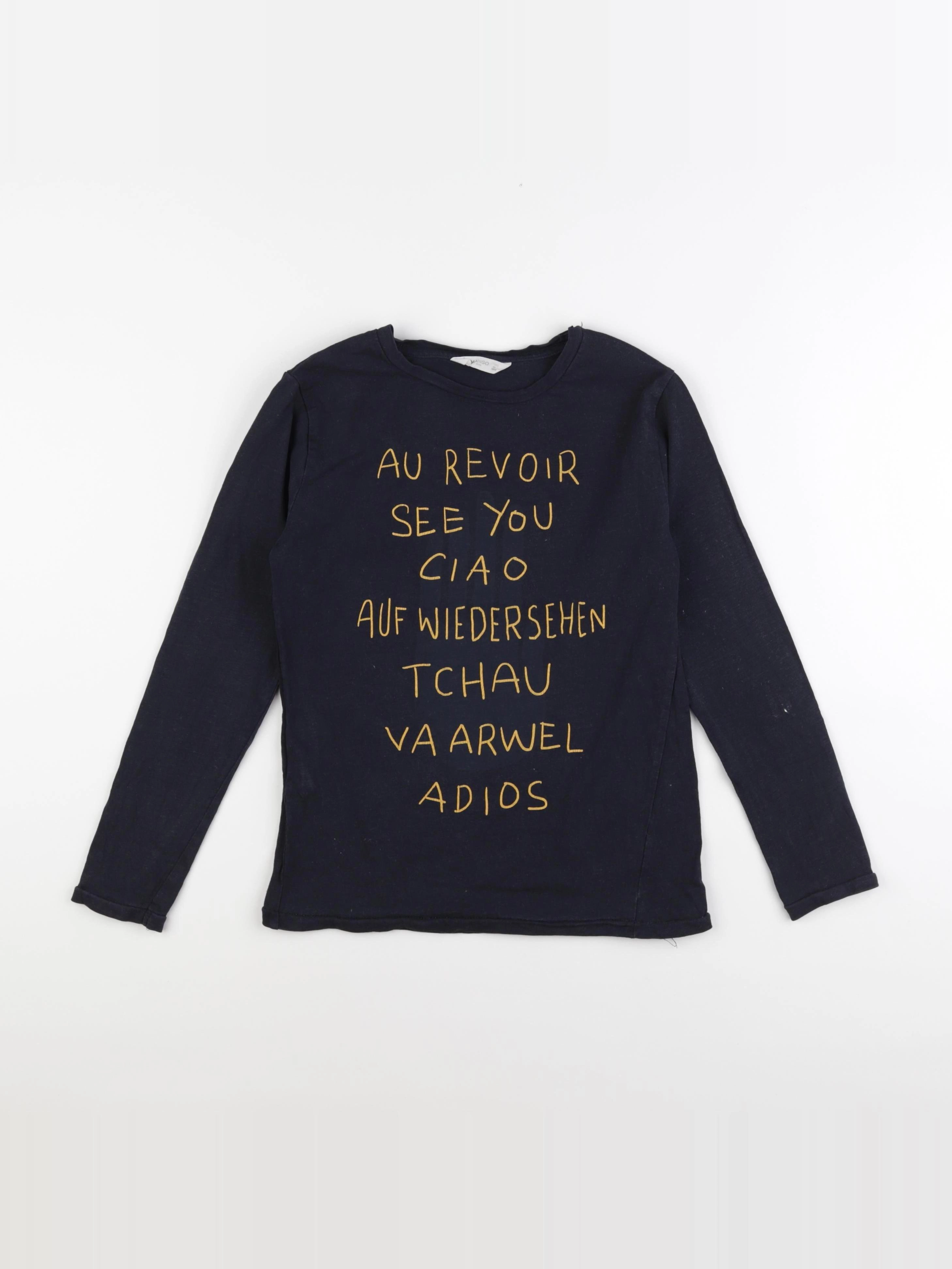 Mango - tee-shirt noir - 4/5 ans