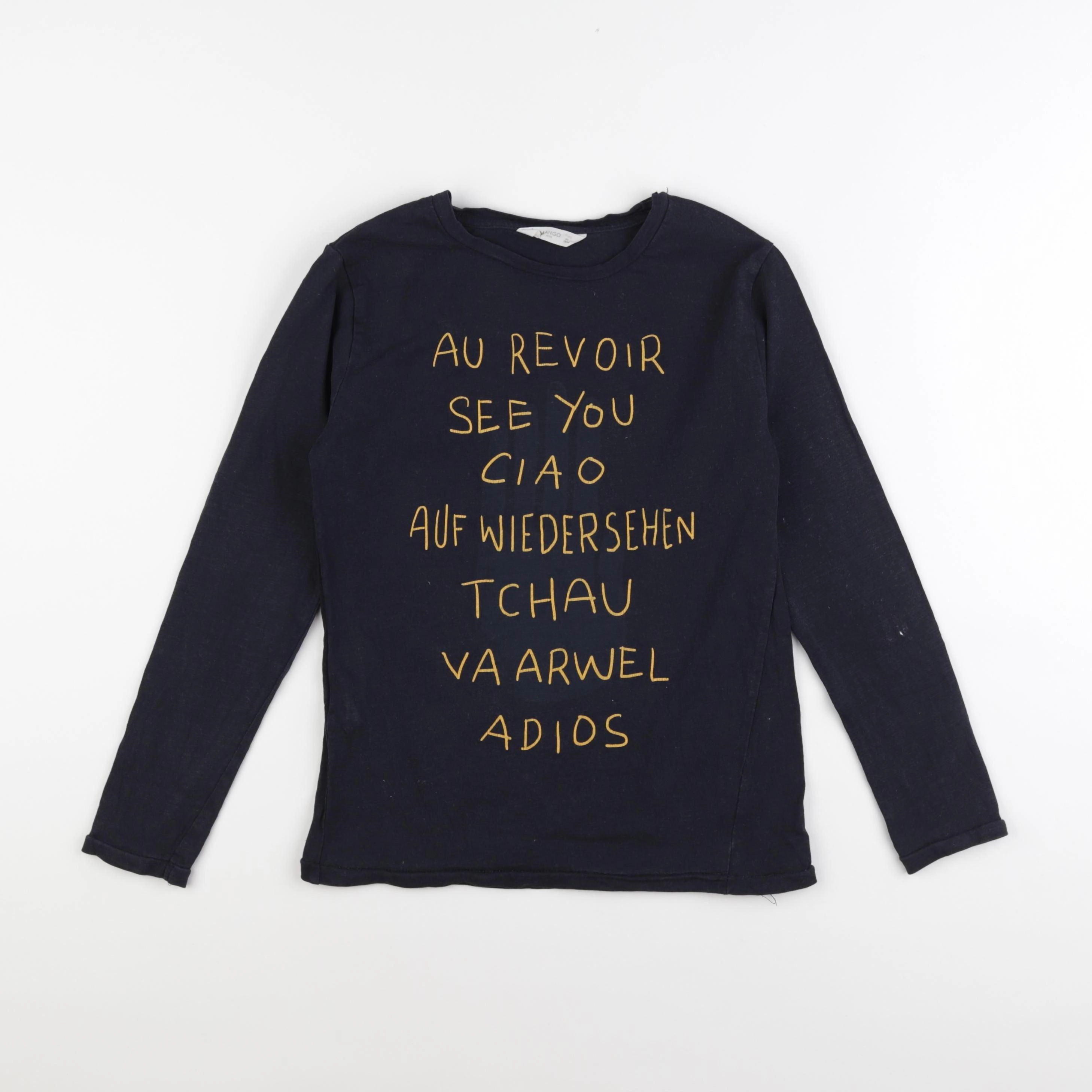 Mango - tee-shirt noir - 4/5 ans
