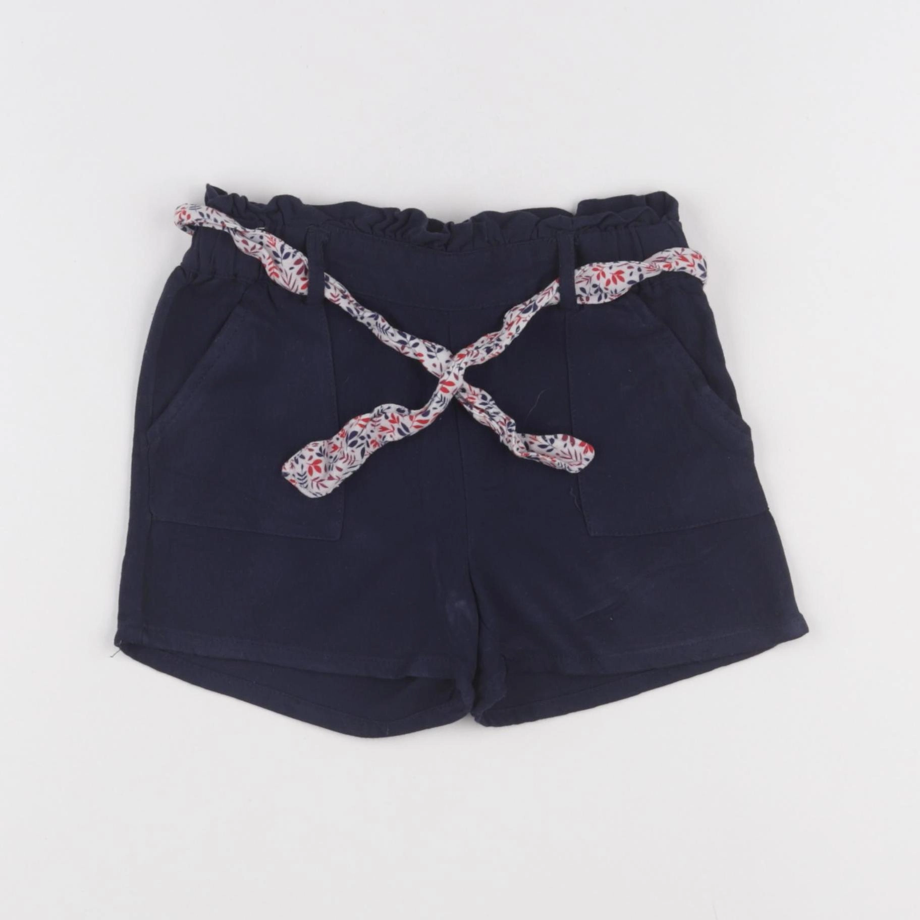 Vertbaudet - short bleu - 6 ans