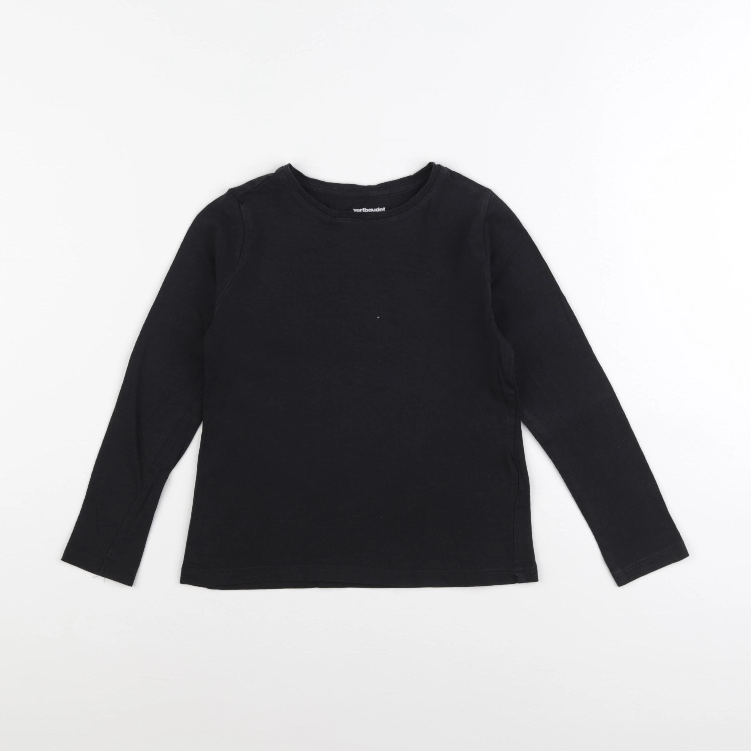 Vertbaudet - tee-shirt noir - 6 ans