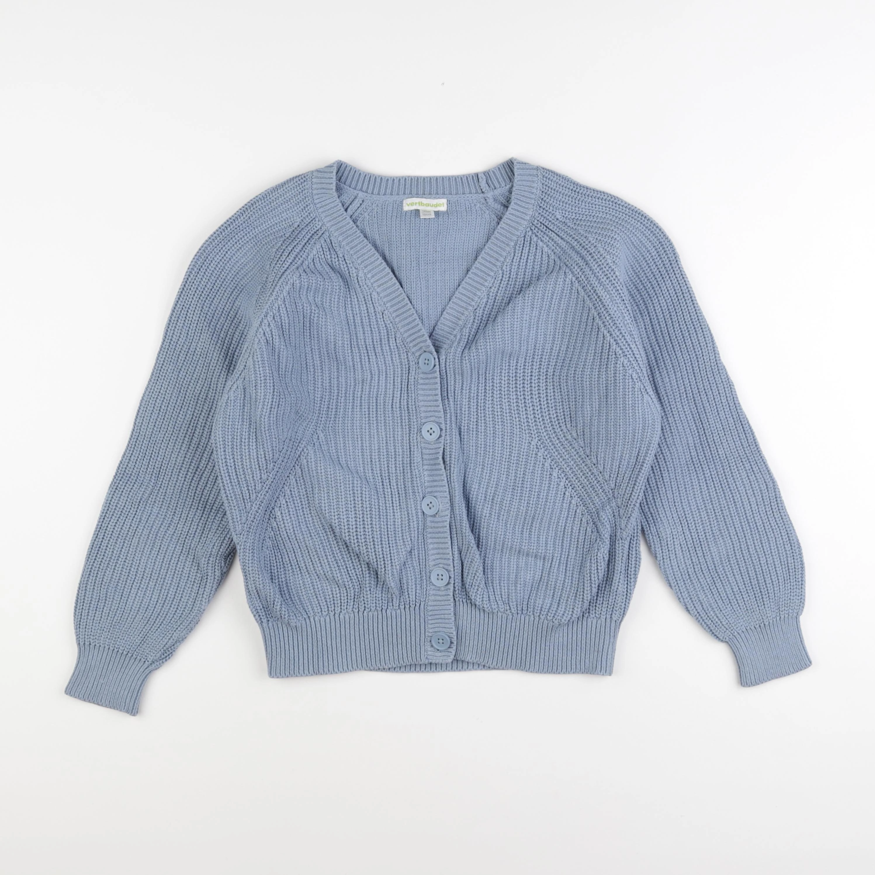 Vertbaudet - gilet bleu - 10 ans