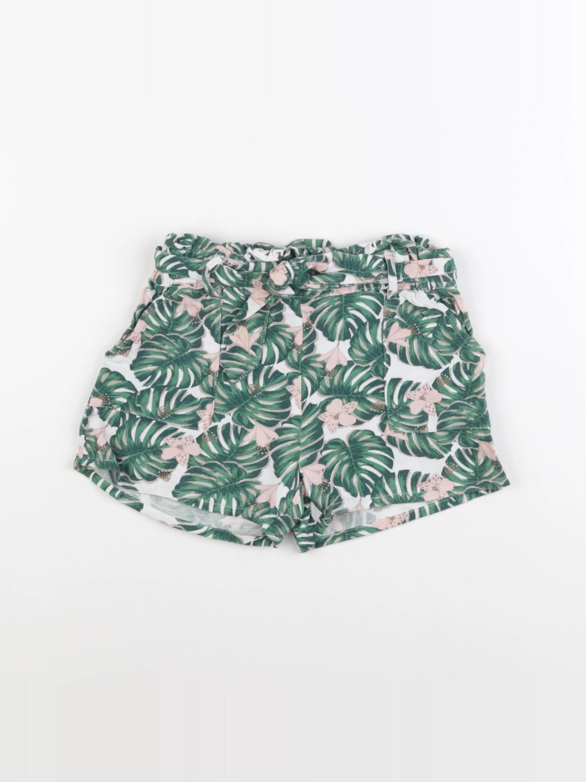 Vertbaudet - short vert - 8 ans