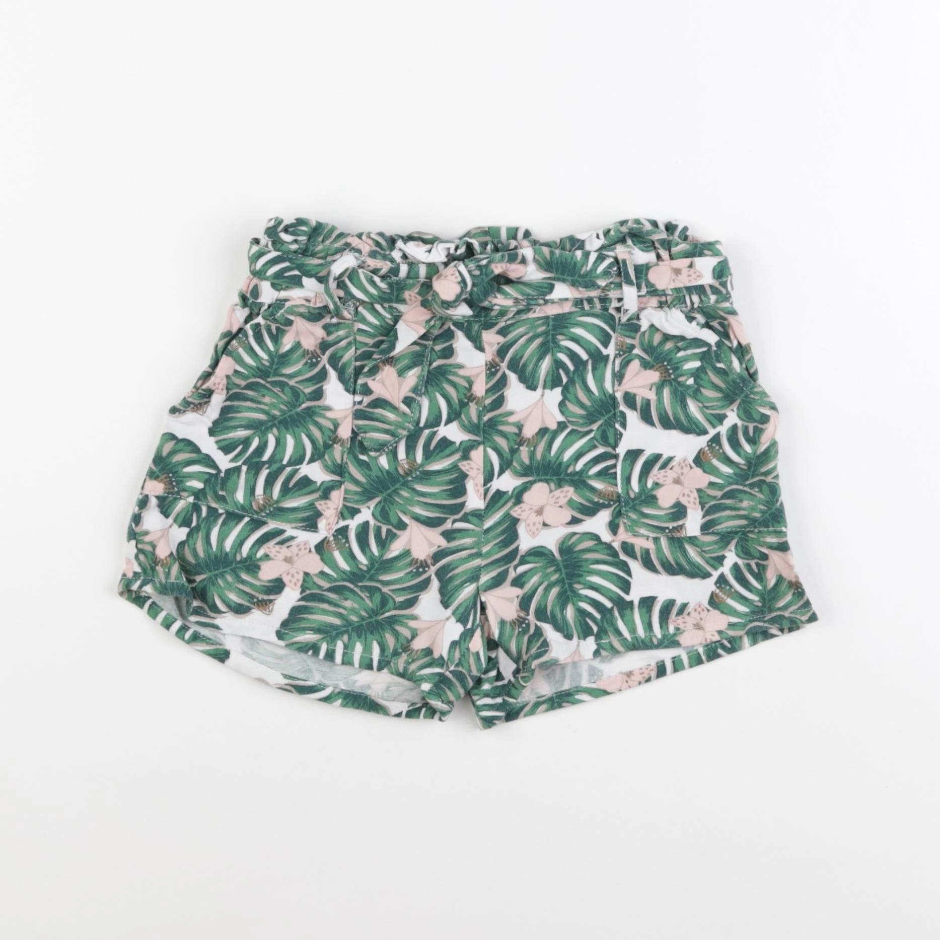 Vertbaudet - short vert - 8 ans