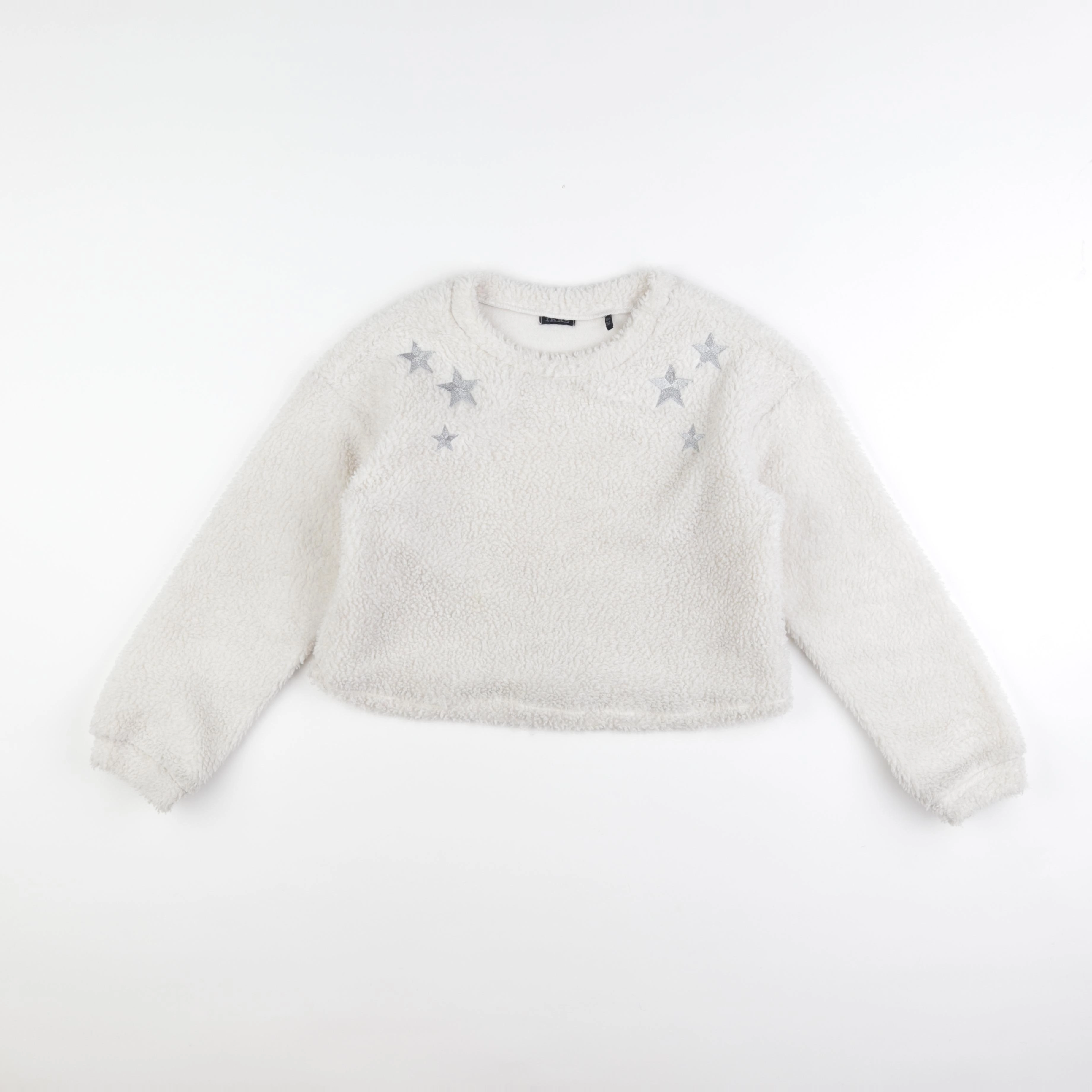 IKKS - pull court beige, argent - 10 ans